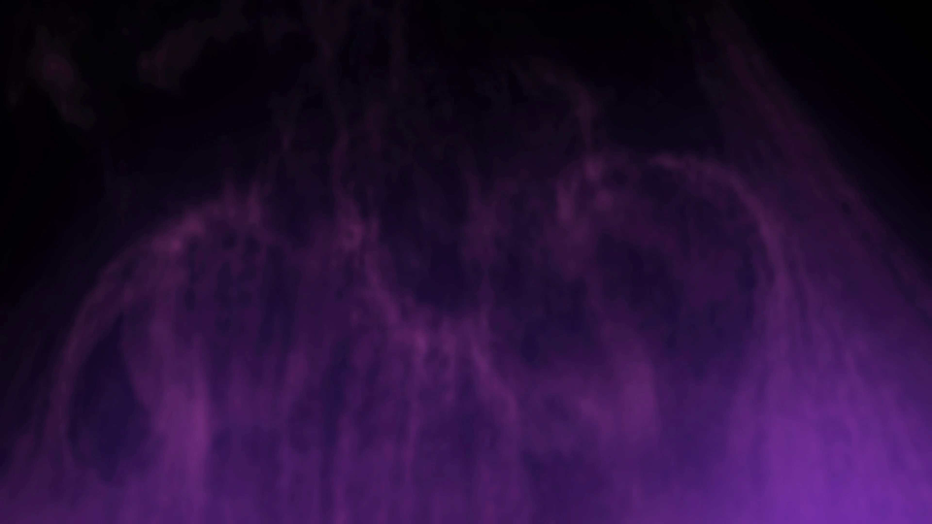 Animated purple smoke or gas slowly rising against transparent ...