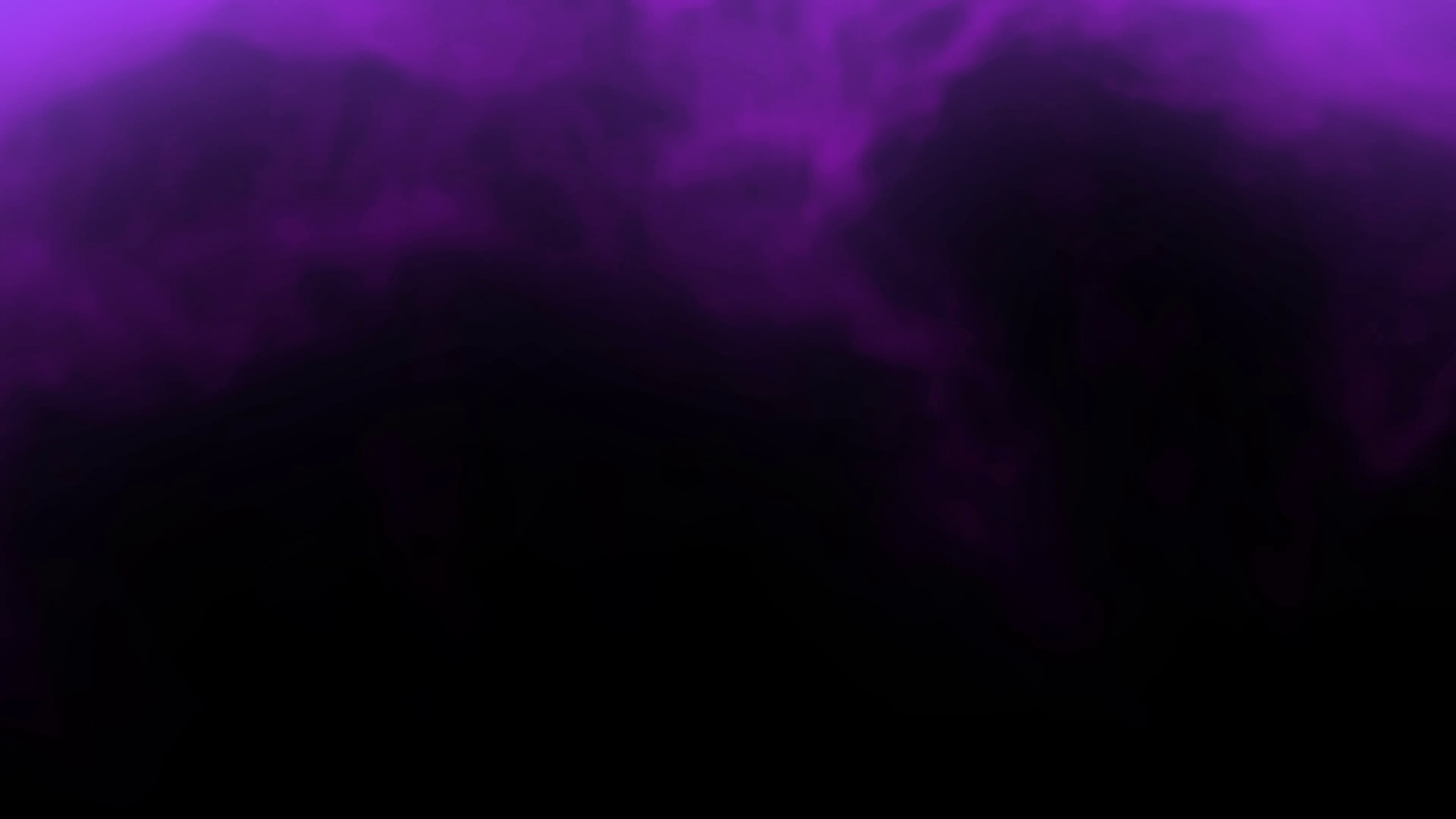 Animated glowing purple smoke or gas descending (falloff) slowly ...