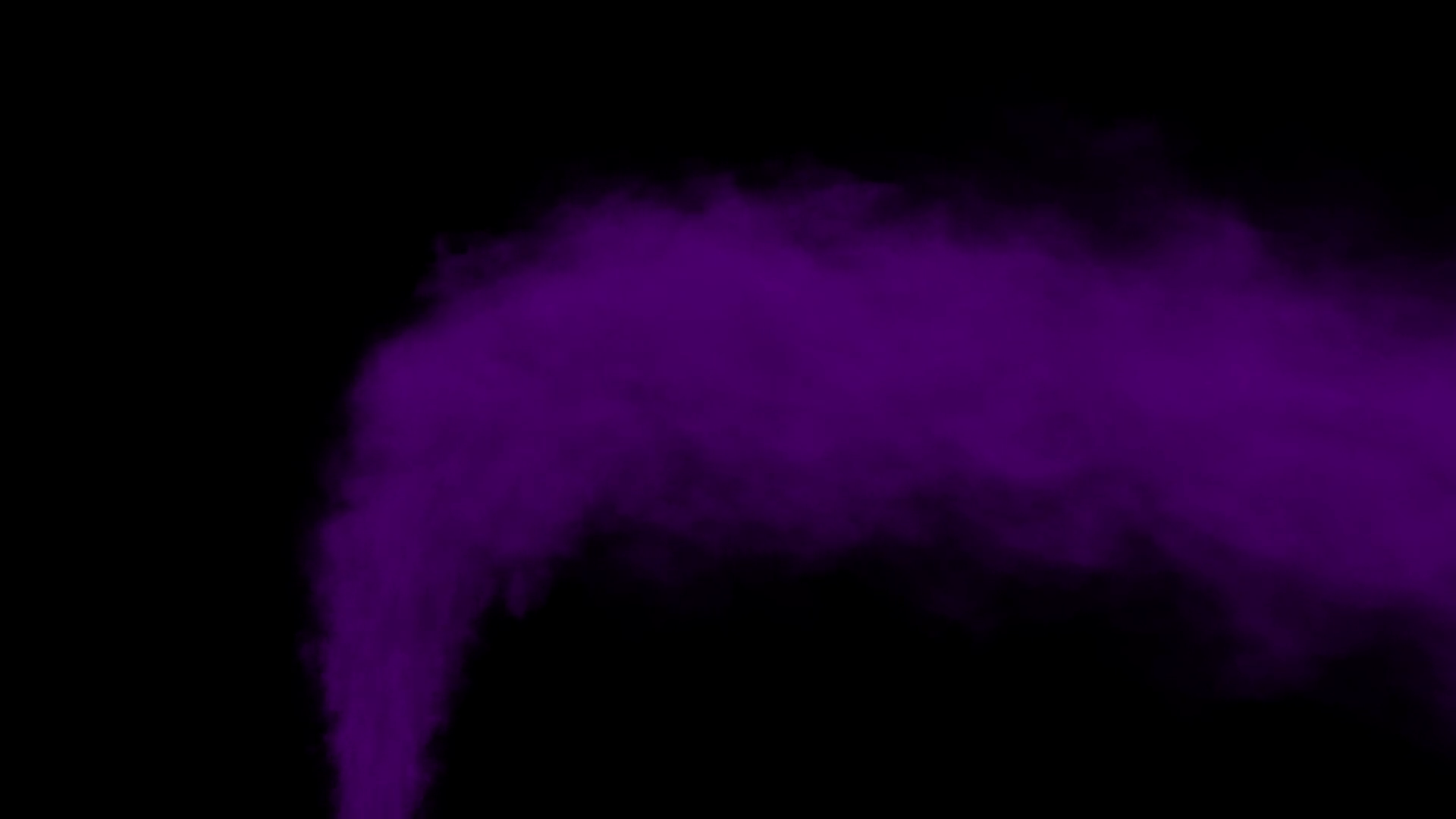 Animated stream of purple smoke or toxic gas drifting to the right ...