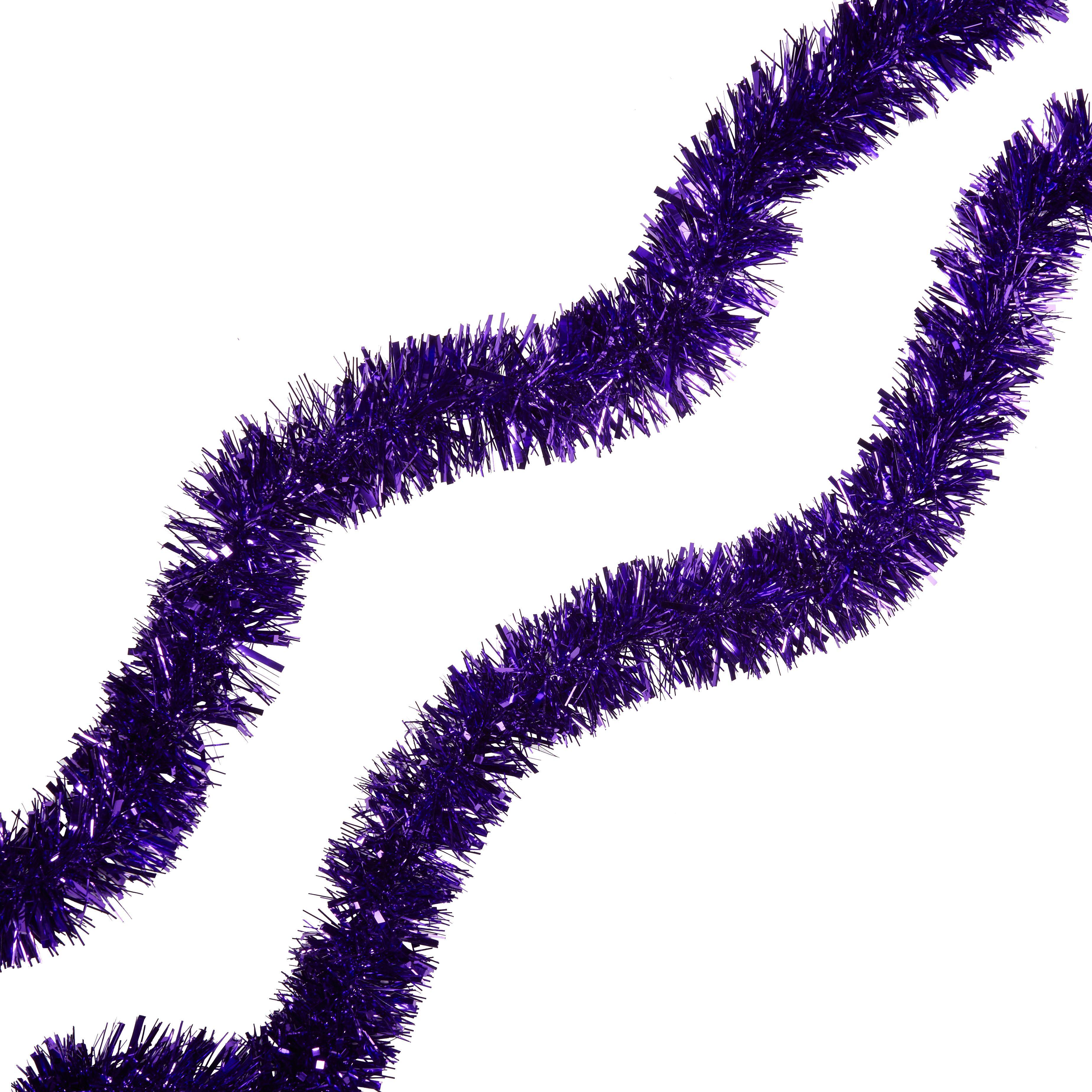Purple Tinsel, (L) 2000mm | Departments | DIY at B&Q