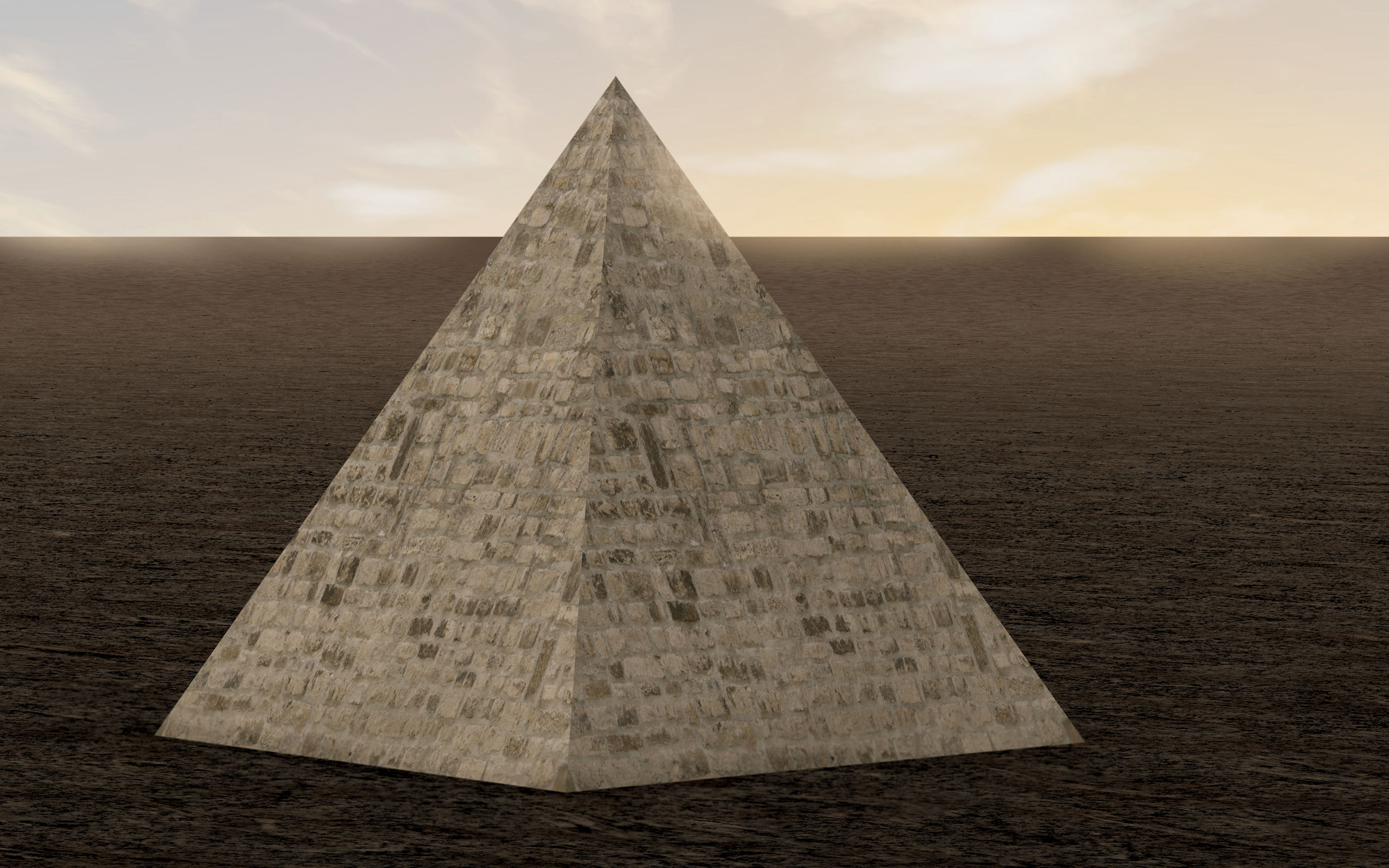 Pyramid, 3drender, Atmosphere, Egypt, Fantasy, HQ Photo