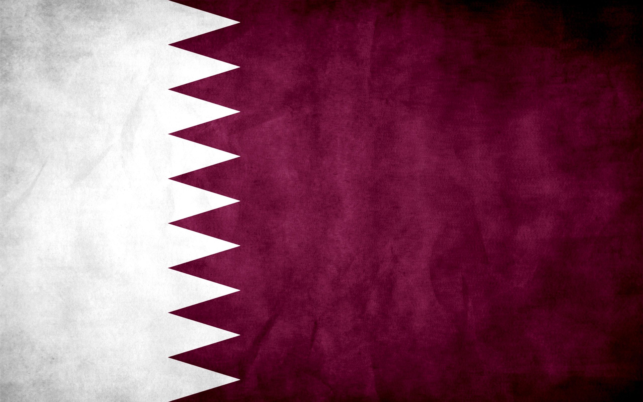Qatar grunge flag photo