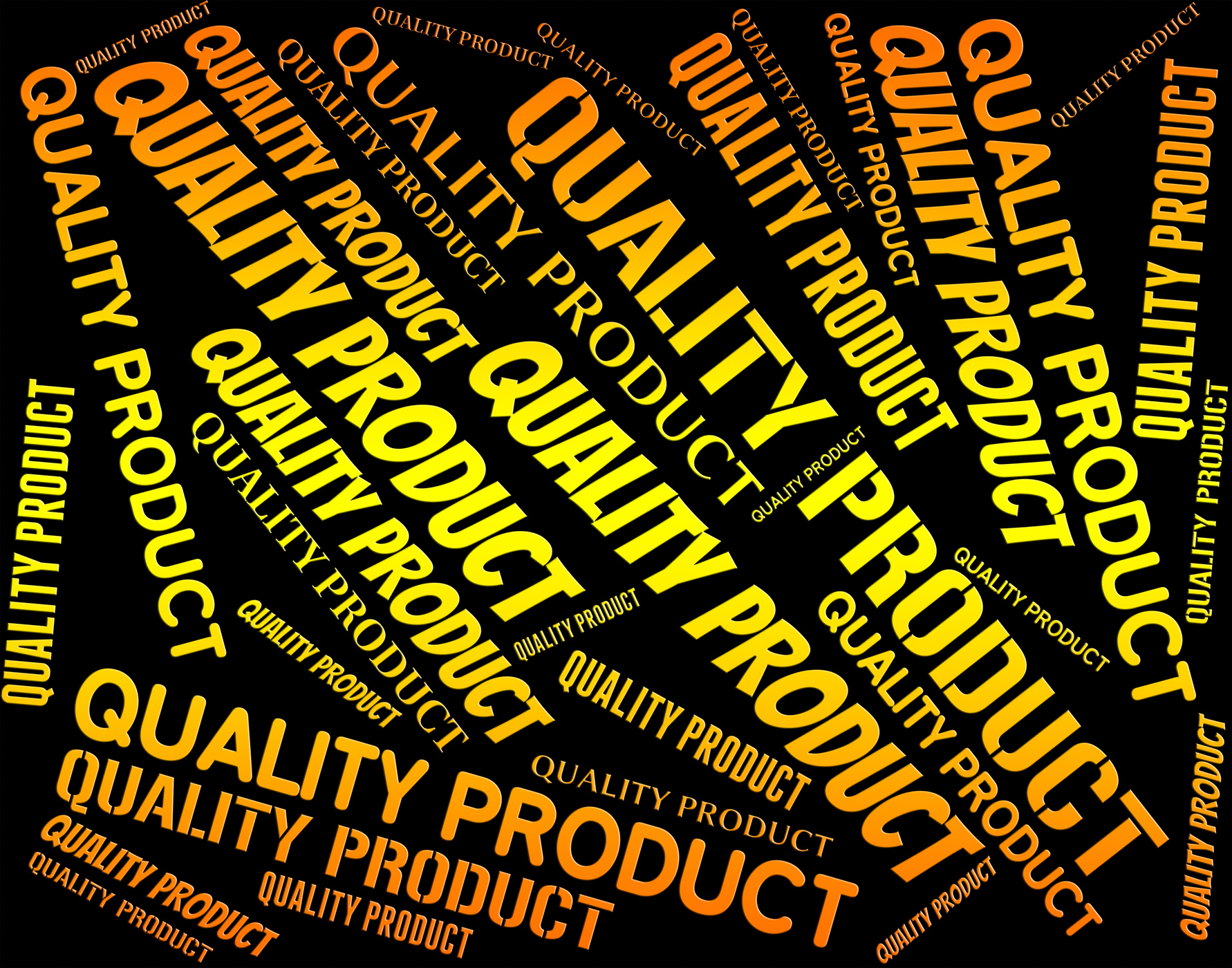 Quality product indicates stocks shop and words photo