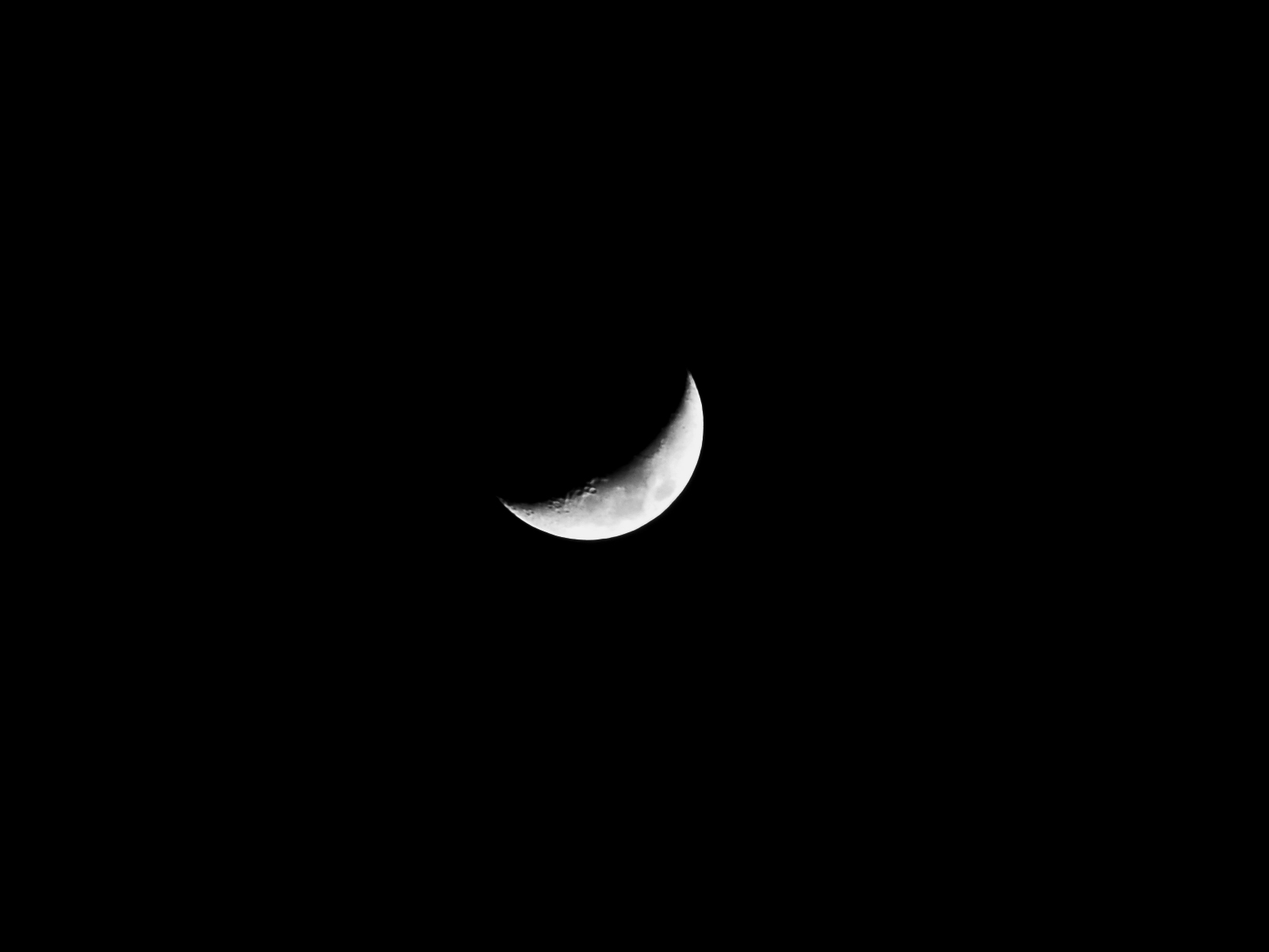 Quarter moon november 25, 2006 photo