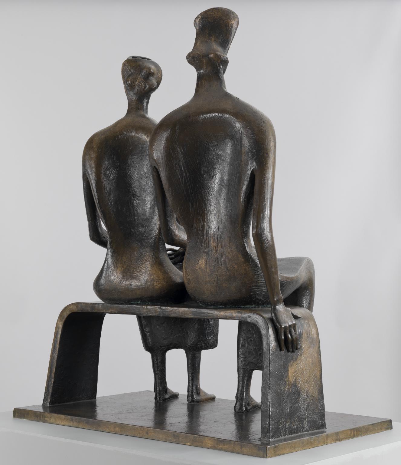 King and Queen', Henry Moore OM, CH, 1952-3, cast 1957 | Tate