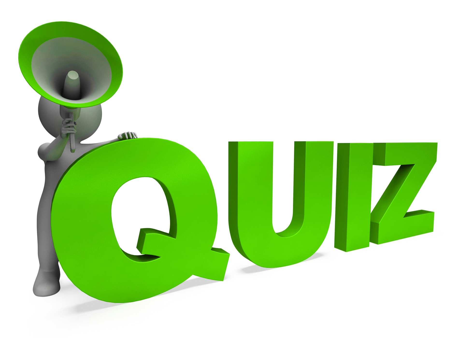 Quiz character means test questions answers or questioning photo