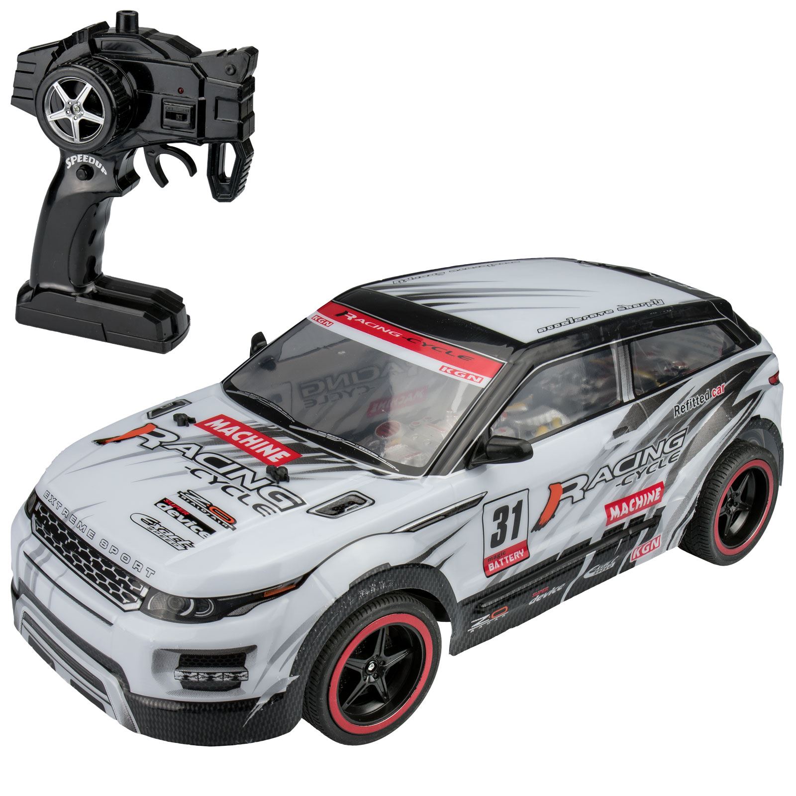 1:10 Speed Racing Rc Radio Control Car 5 Function Electric Trigger ...