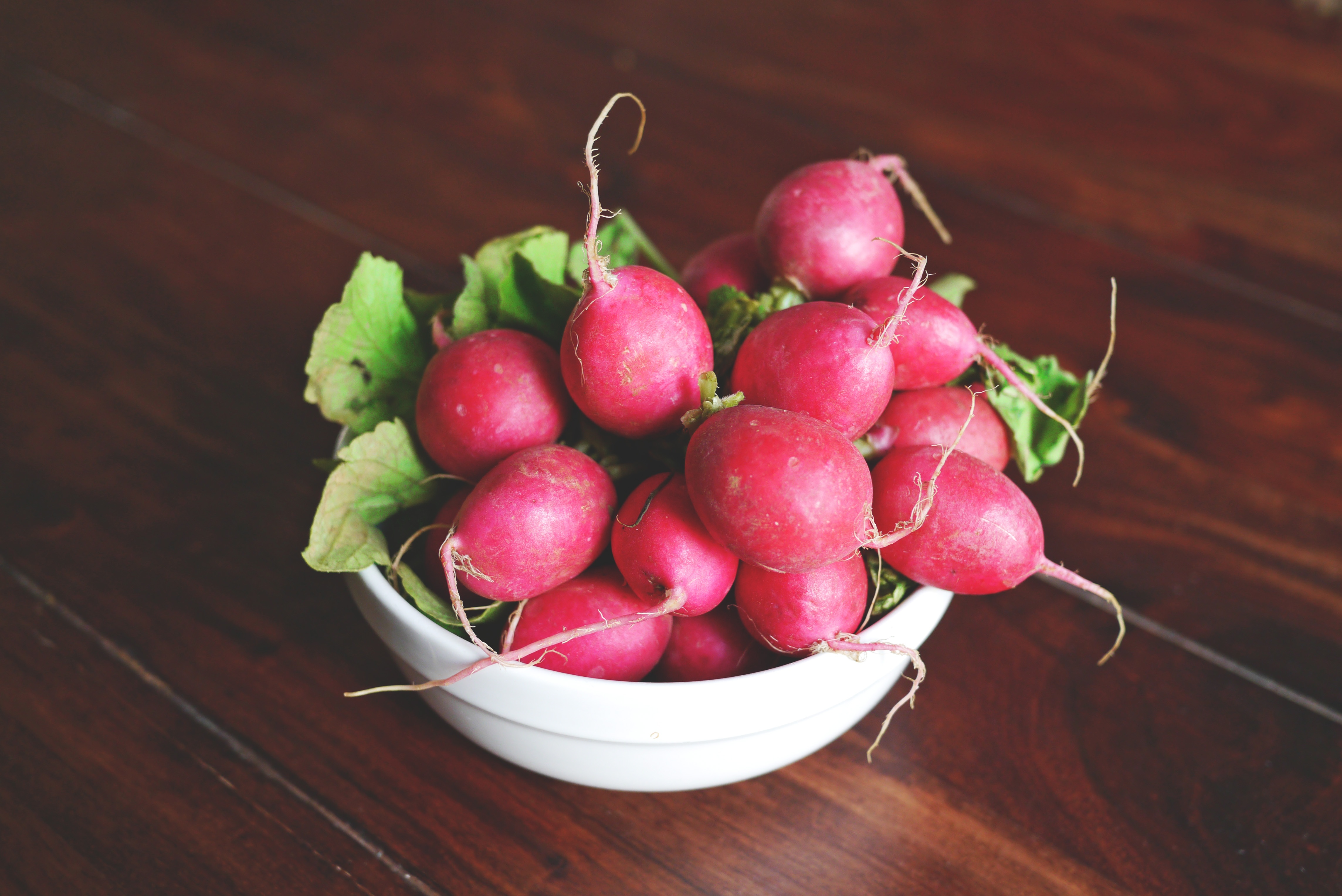 Radishes in the bowl photo