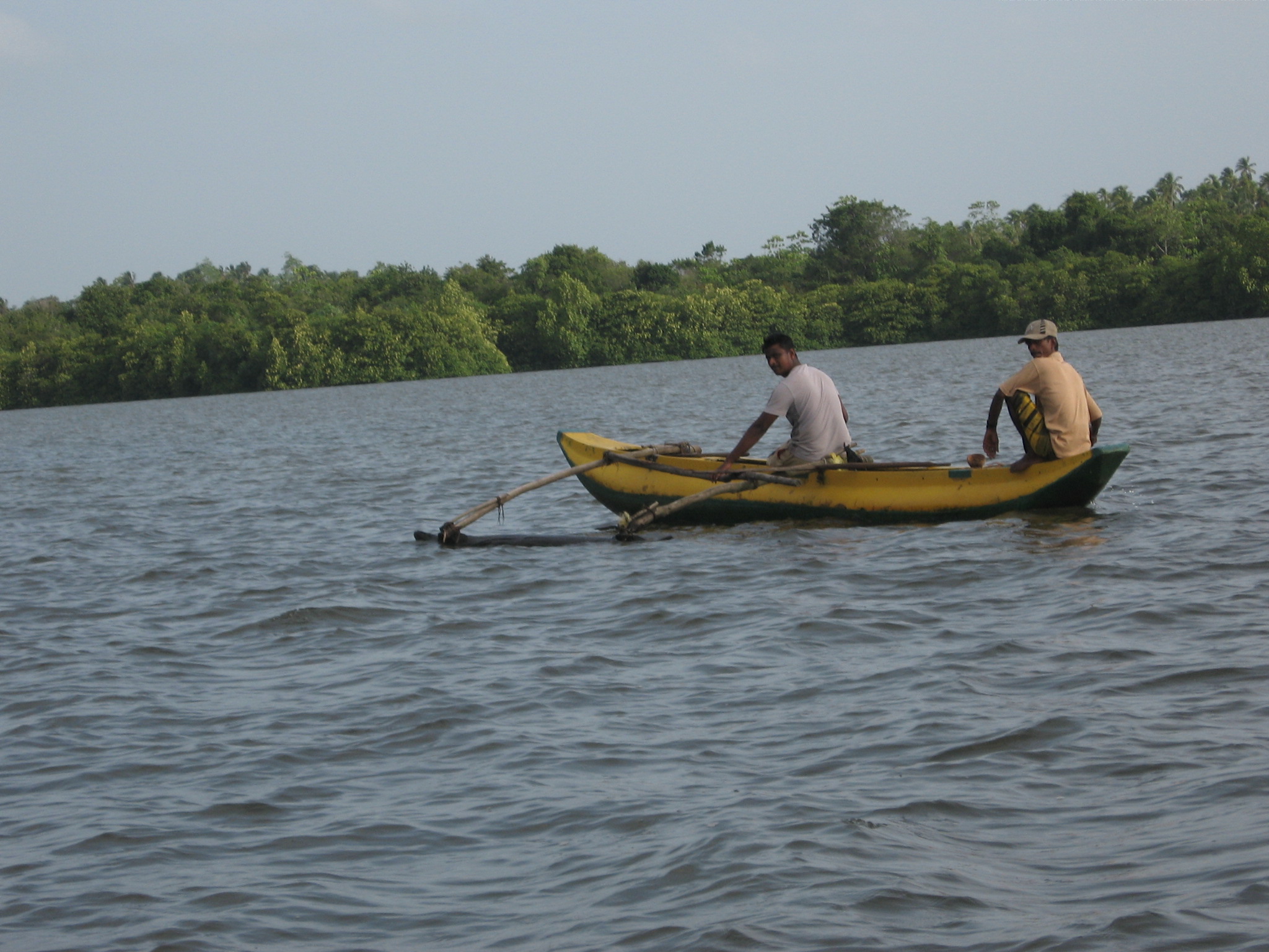 Raft on the lake photo