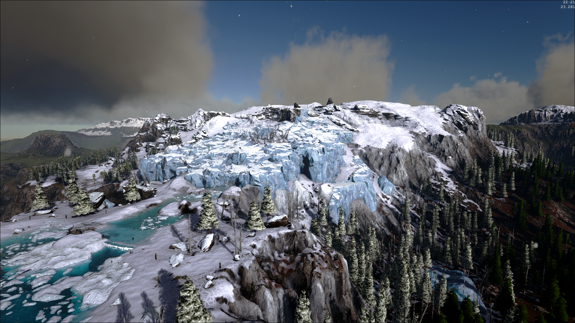 Icy Mountain Tops | Ragnarok - ARK:Survival Evolved Map Wiki ...