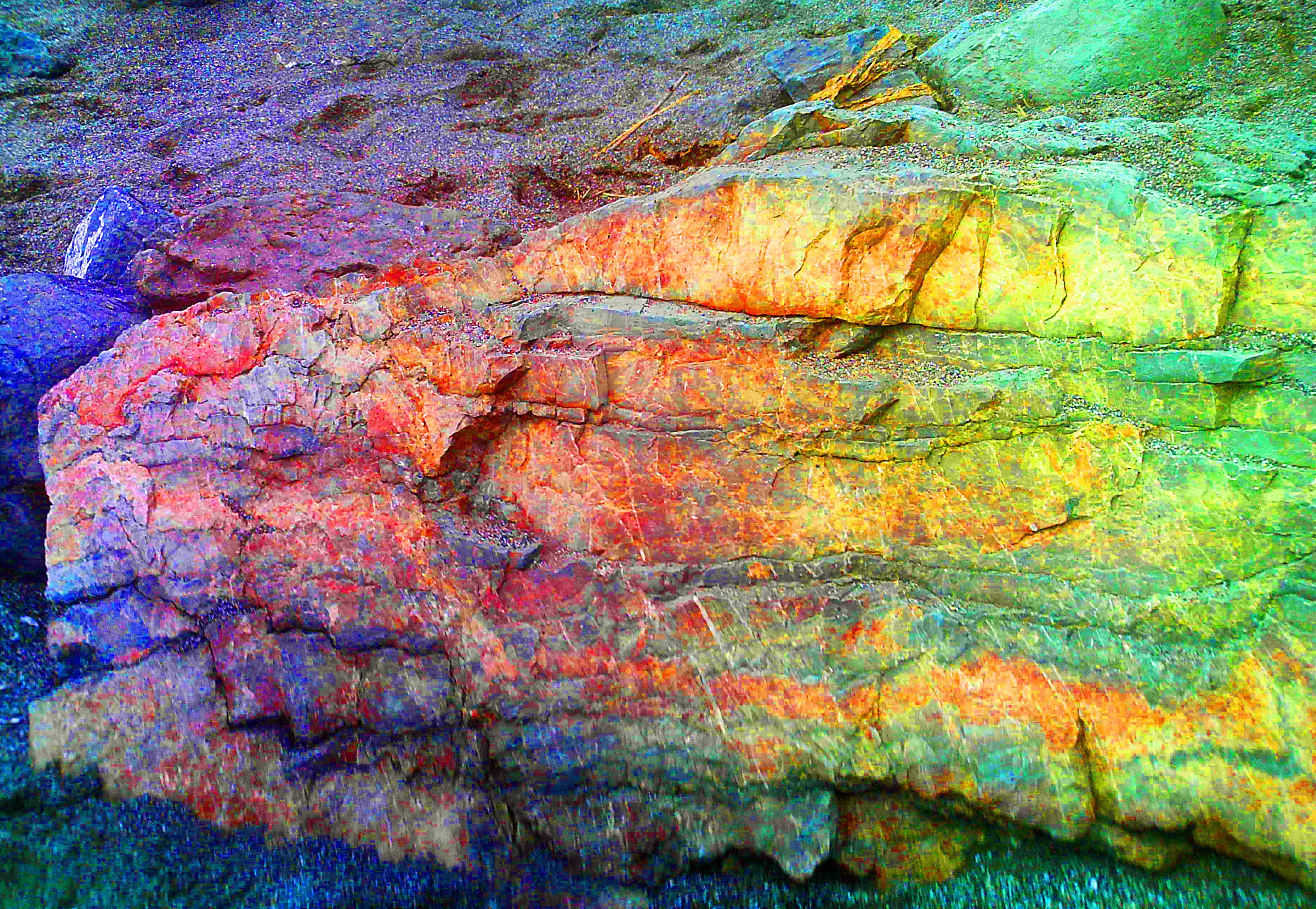 Rainbow Rock by MandyMcPebbleFace on DeviantArt