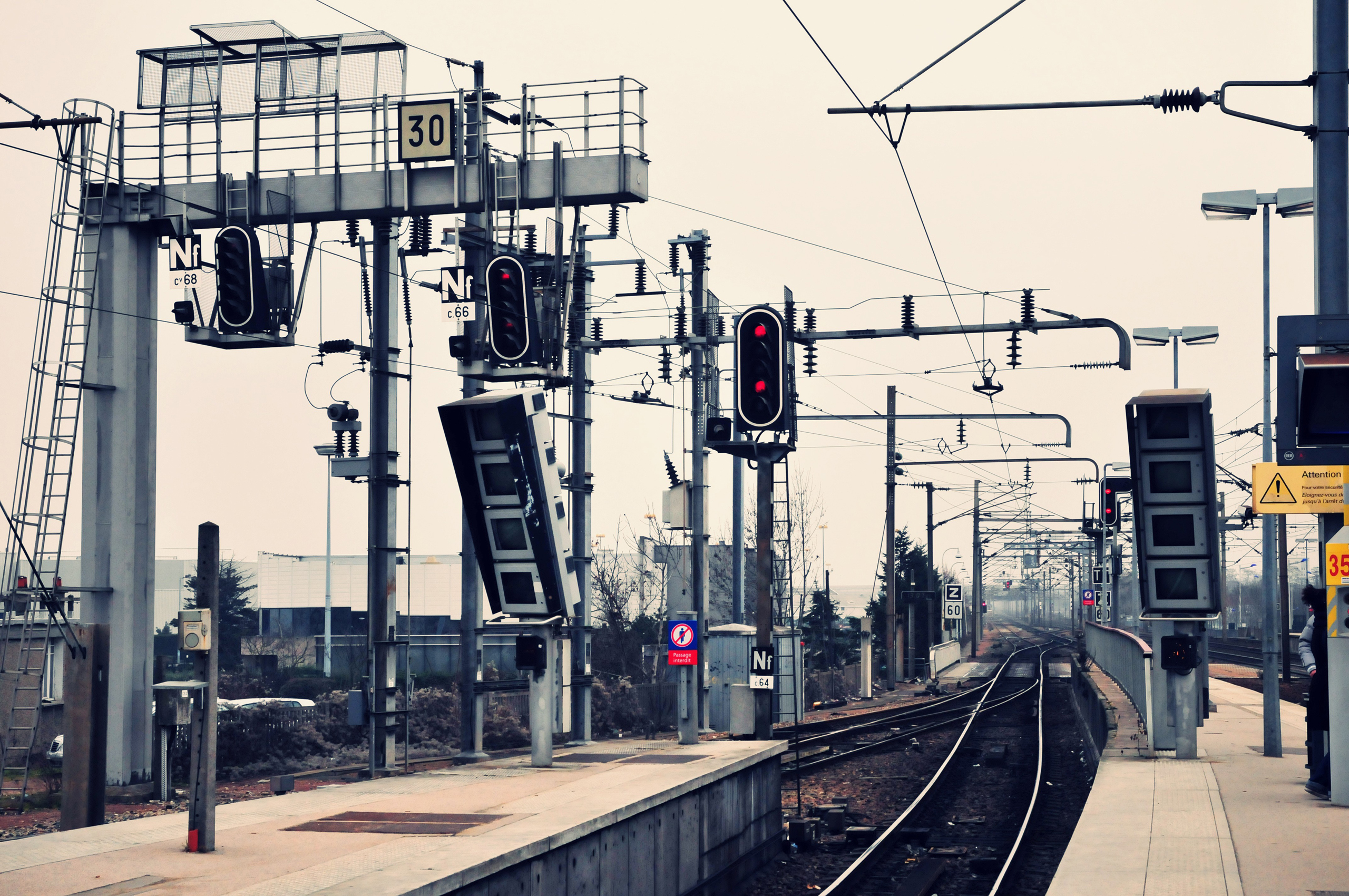 Railroad traffic lights / 2560 x 1700 / Other / Photography ...