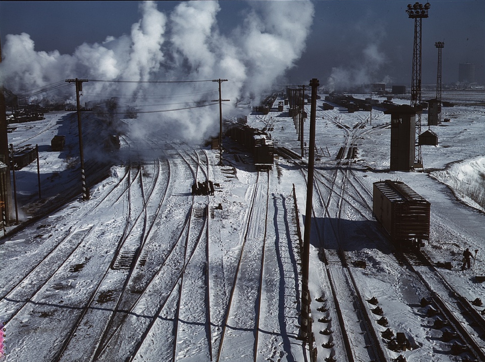Railroad yard photo