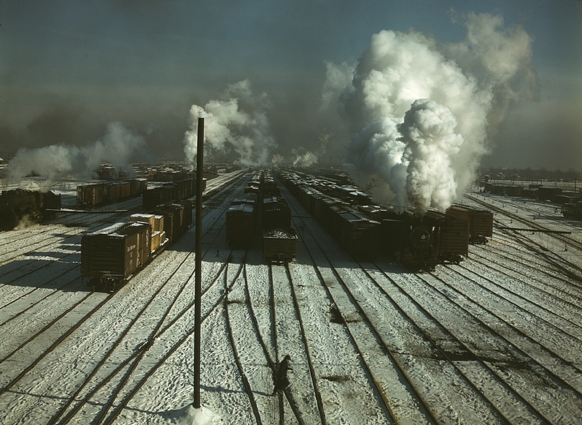 Railroad yard photo