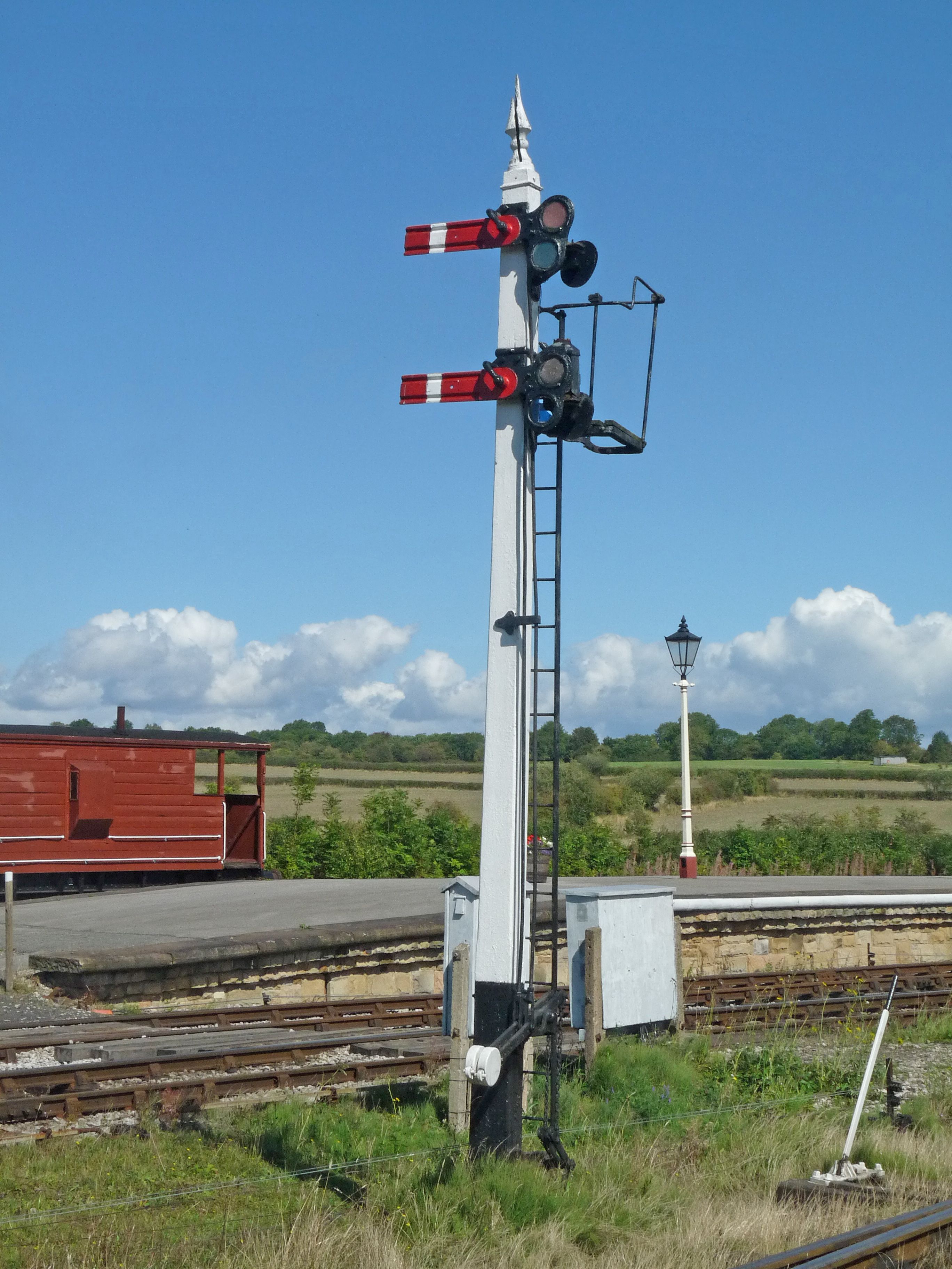 File:Midland Railway Junction signal,17 | RAILWAY-SIGNALS | Pinterest