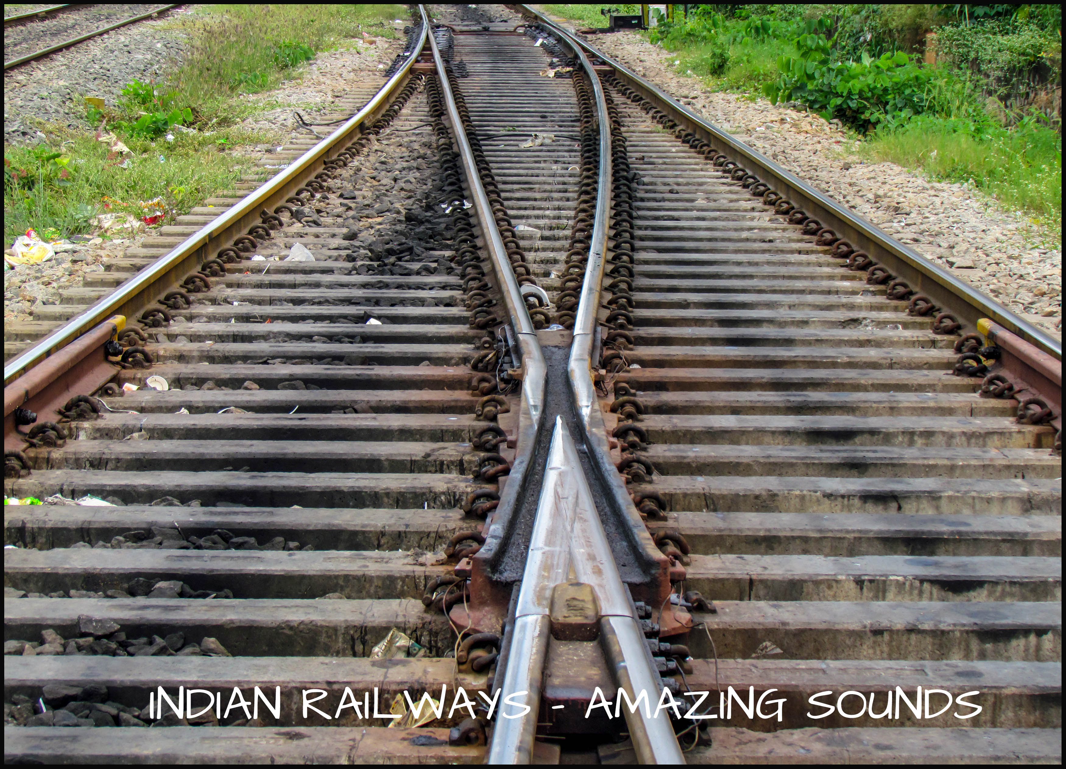 Epic honking & TRACK SOUNDS at Crossover part 1: Indian Railway ...