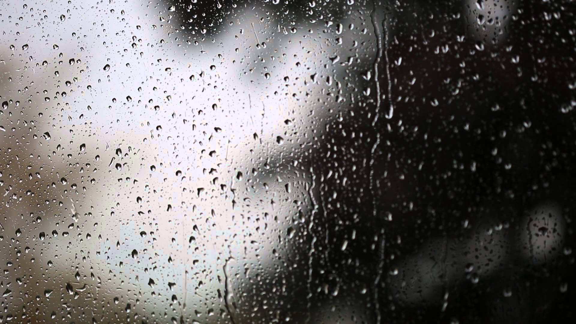 Gentle rain pattering against a window ASMR - YouTube