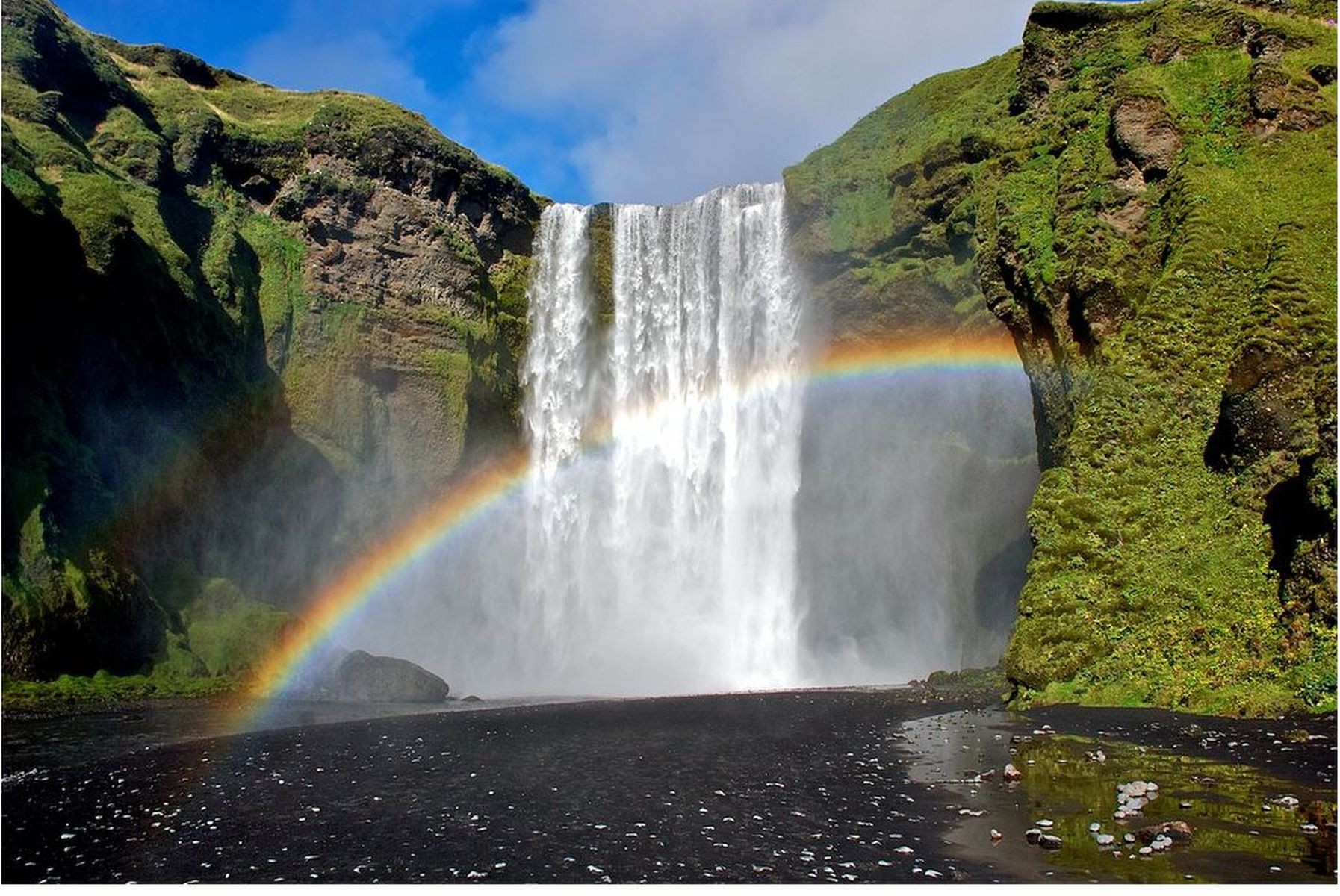 Rainbows: Fun Nature Rainbow Waterfall HD Wallpapers for HD 16:9 ...