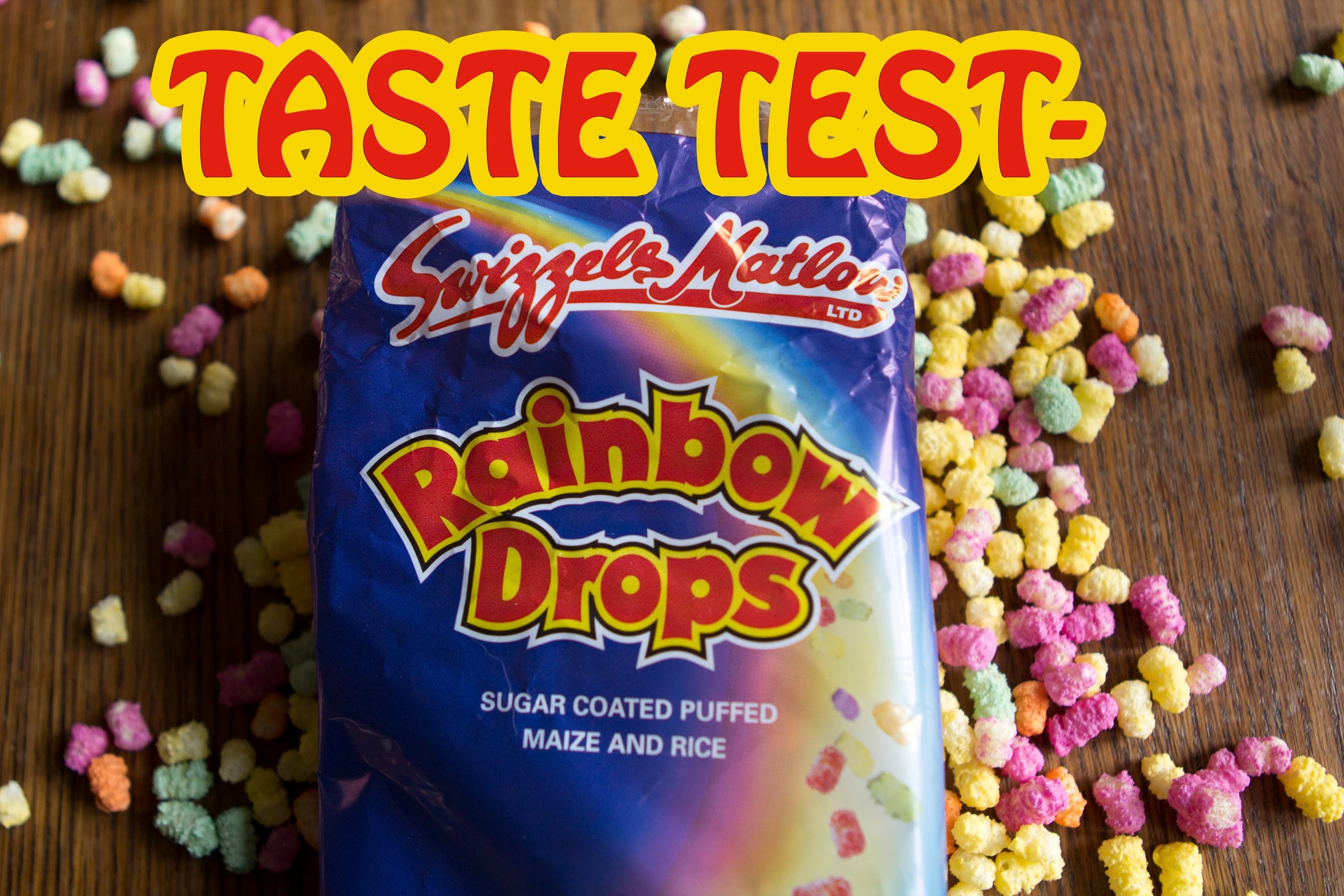 TASTE TEST: Rainbow Drops - YouTube