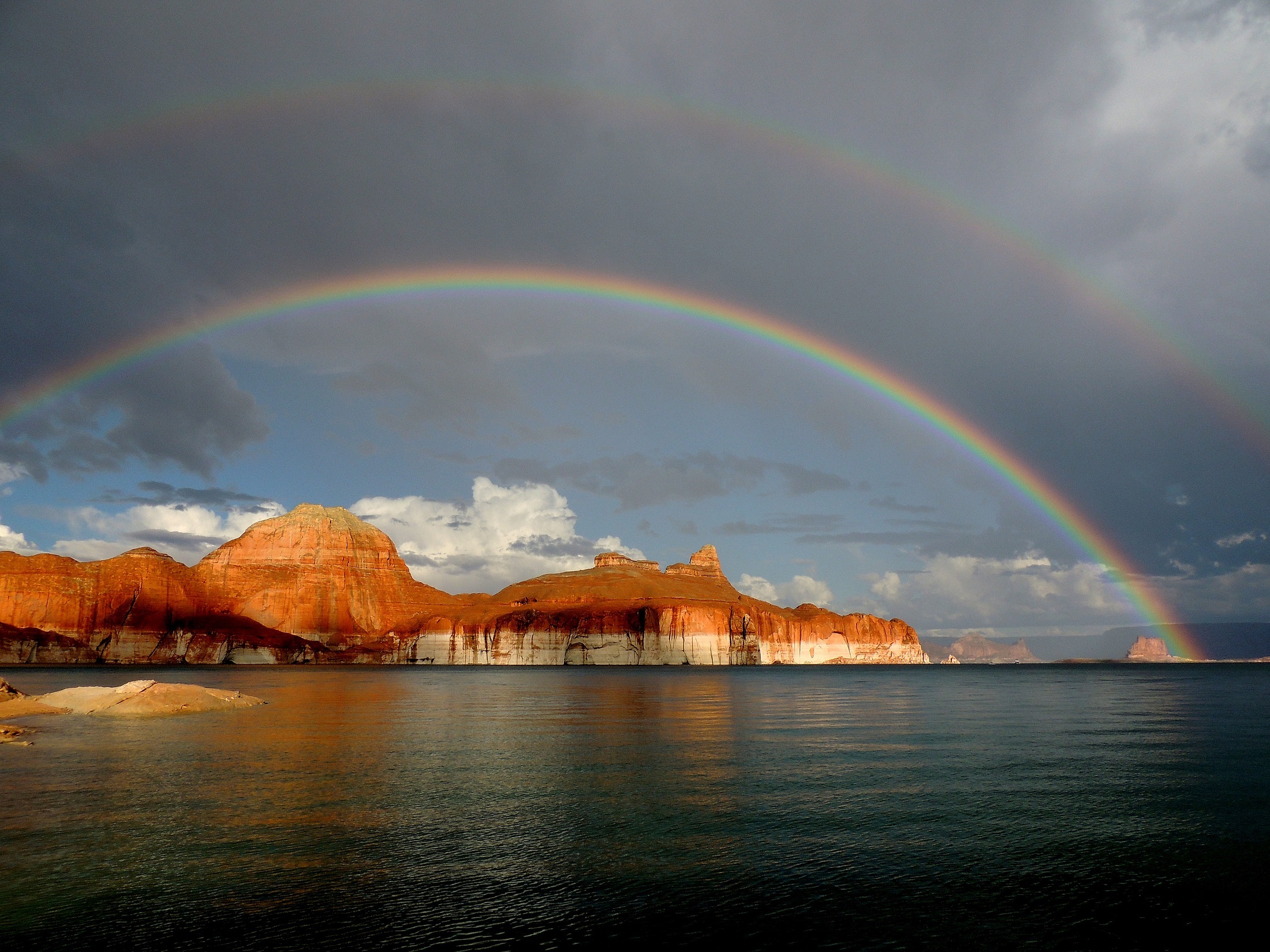 Rainbow formation photo