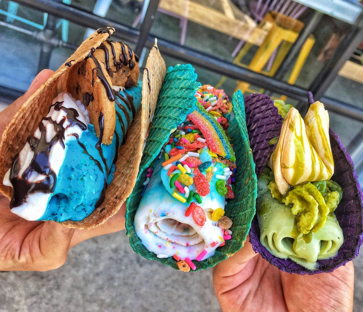 This Rainbow Ice Cream Taco Will Sweeten Up Your Summer - Glamour ...