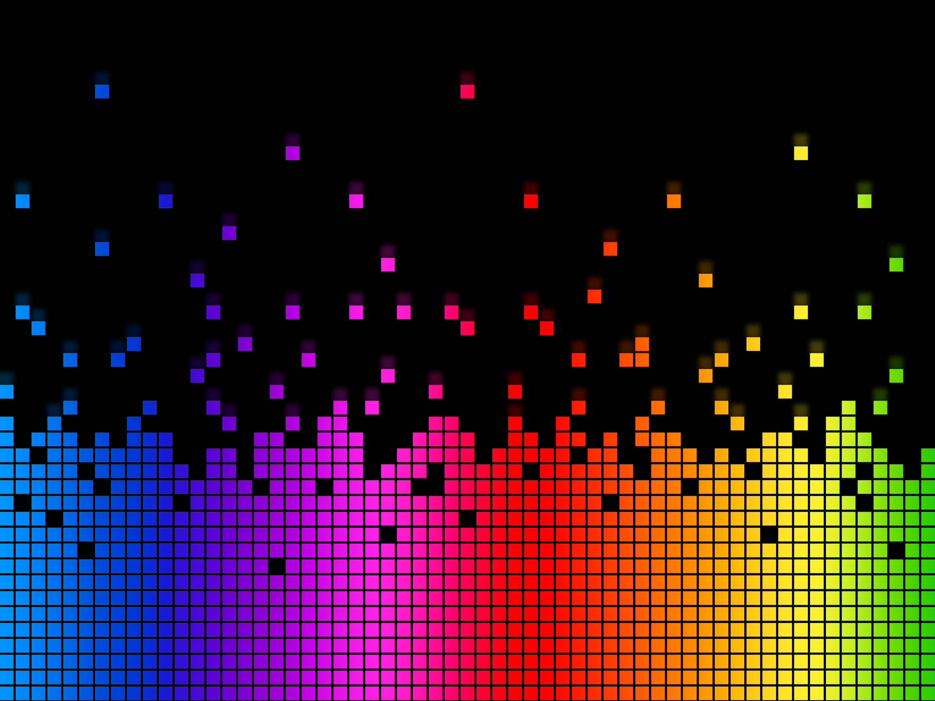 Rainbow Soundwaves Background Means Musical Playing Or DJ, Artist, Party, Soundwaves, Sounds, HQ Photo