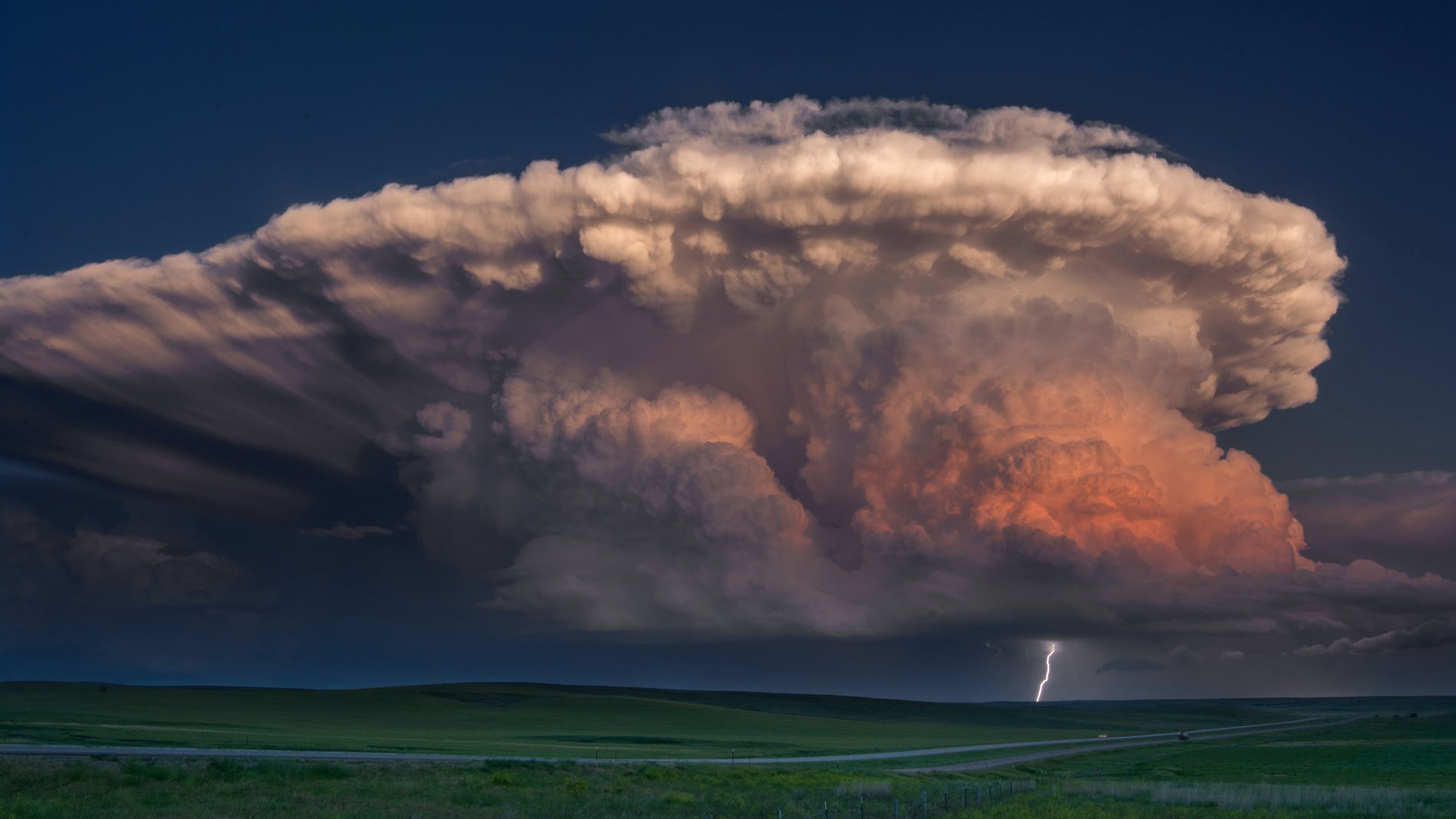 A STORM OF COLOR Time Lapse - Isolated Supercell, tornado, rainbow ...