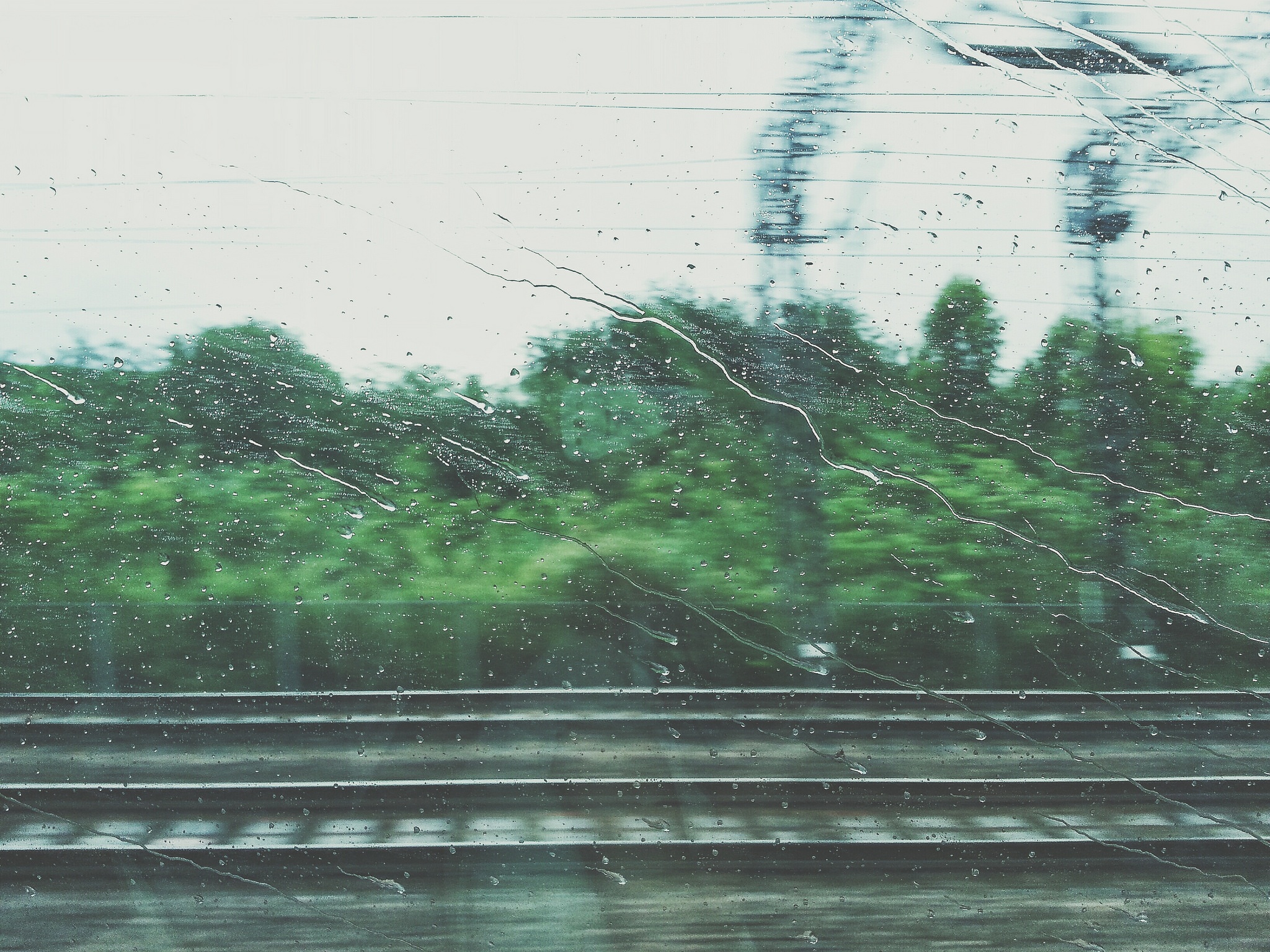 Raining, Green, Journey, Rain, Rainy, HQ Photo