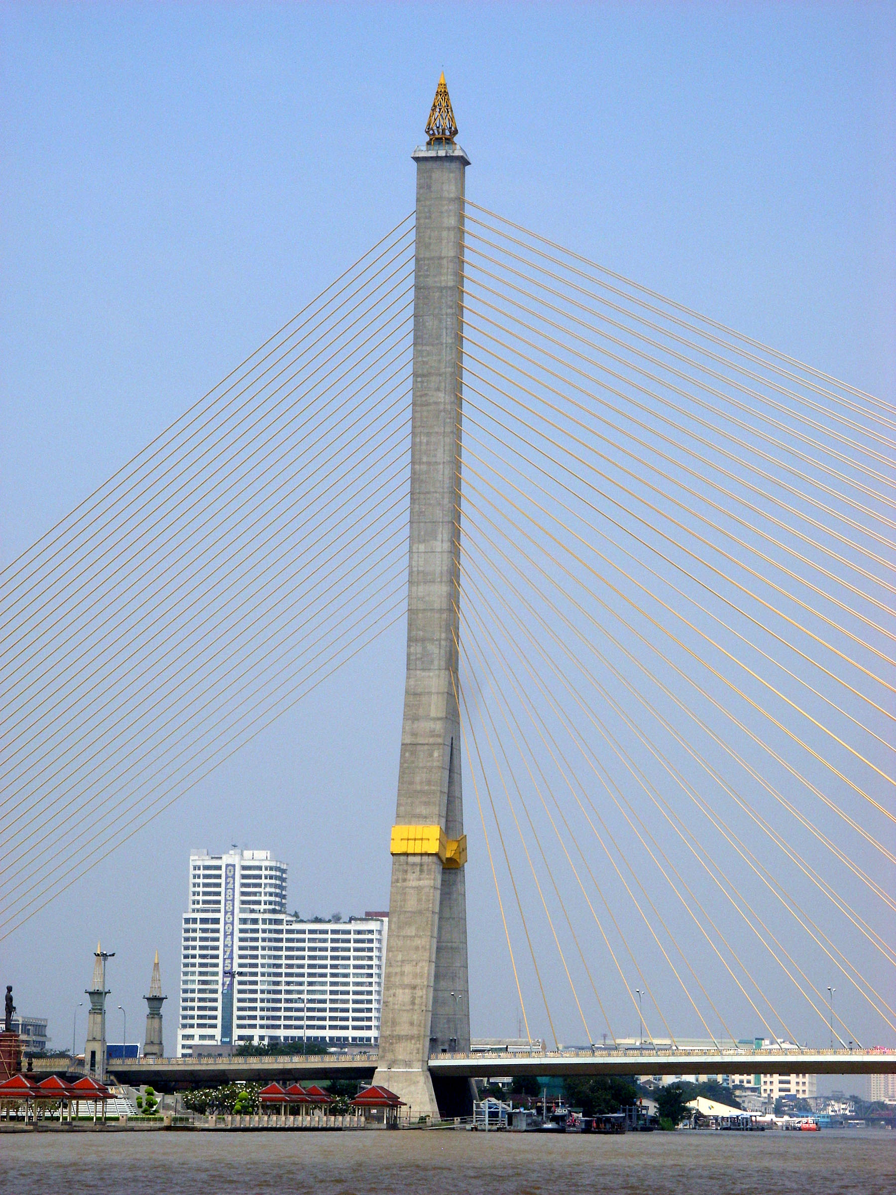 Rama viii bridge tower photo