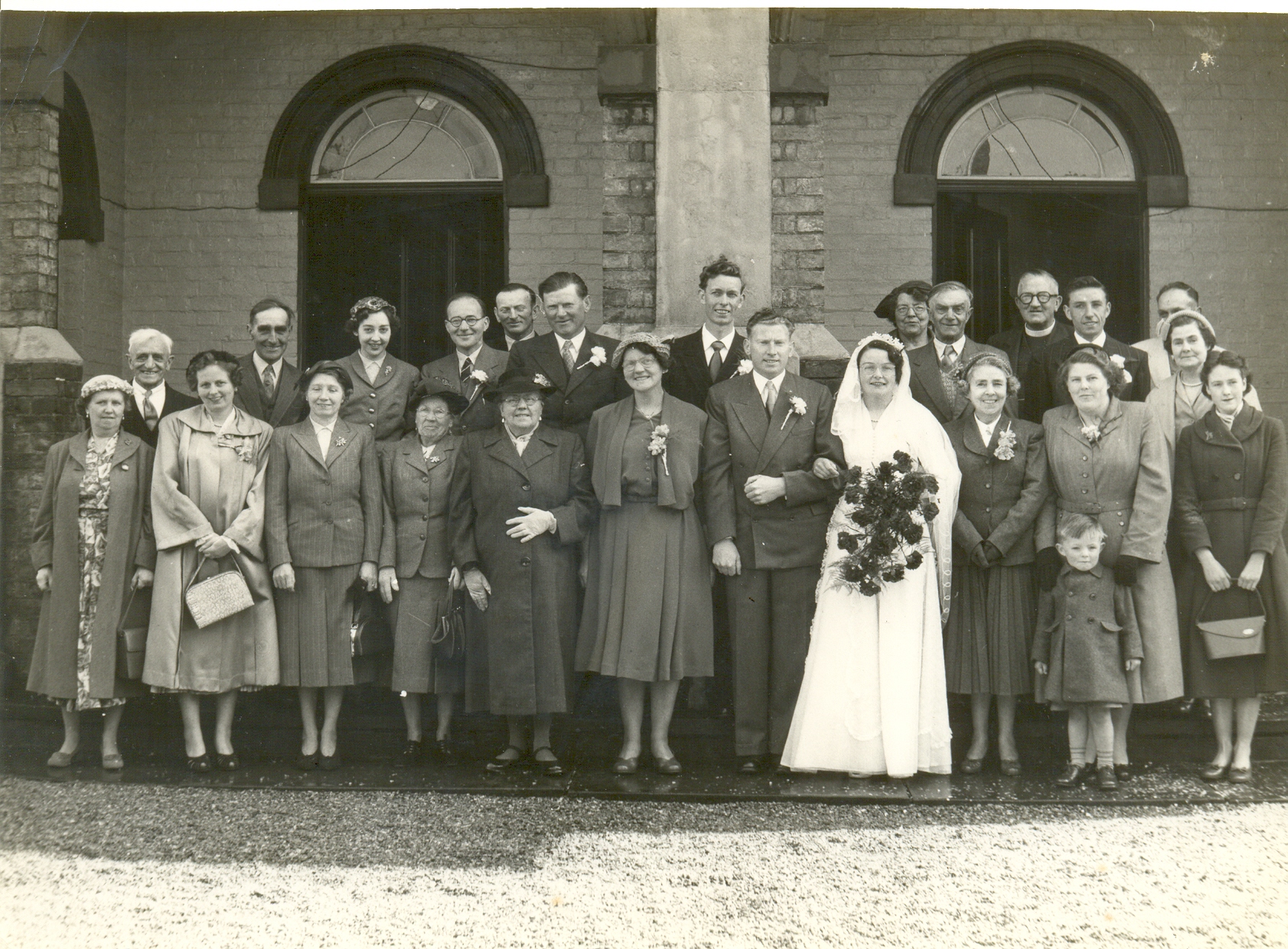 The wedding of Clarence Edwards & Kathleen Cross at Salem Baptist ...