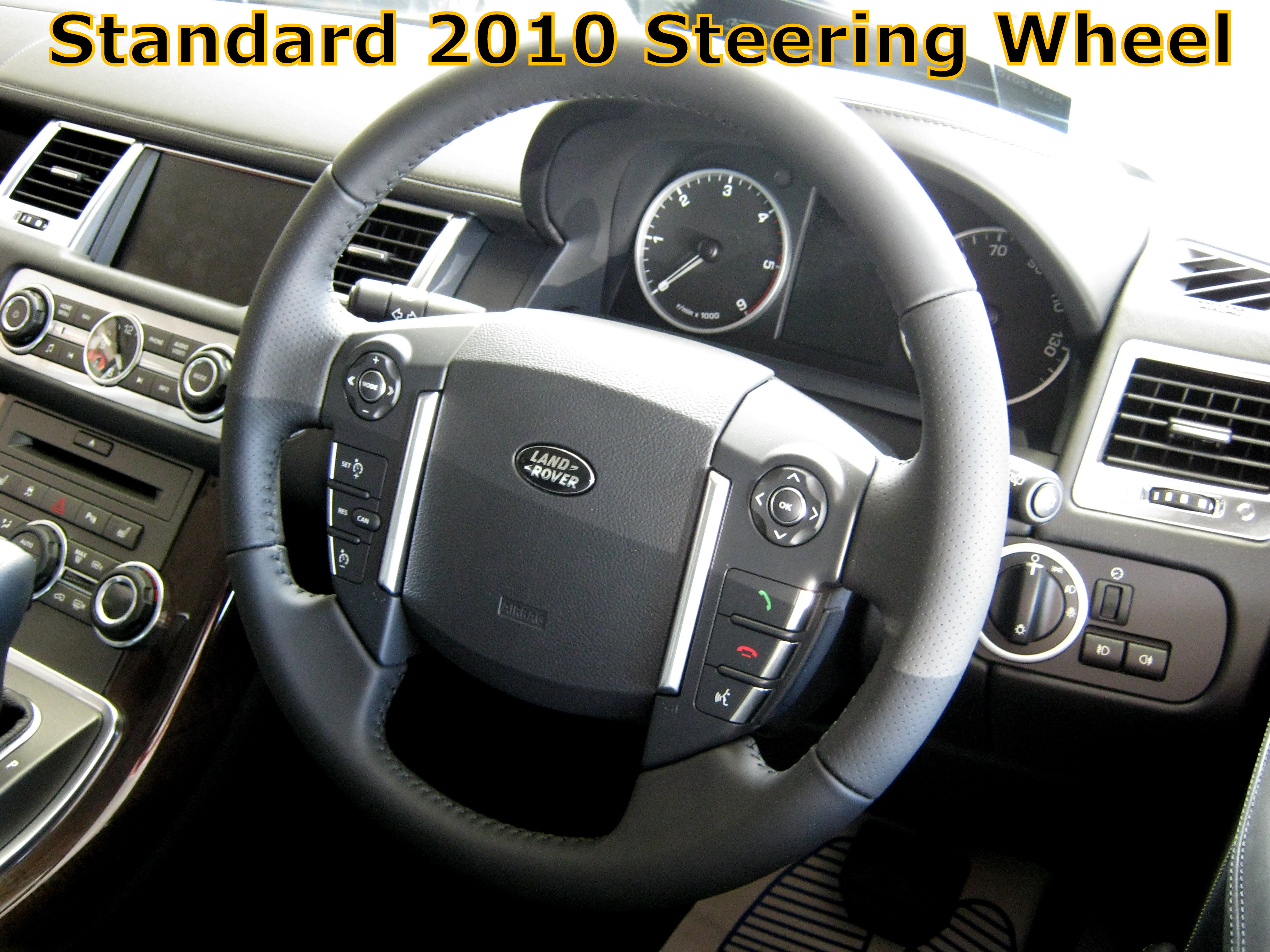 Steering Wheel Black Carbon Fibre fiber Range Rover SPORT 2010 ...