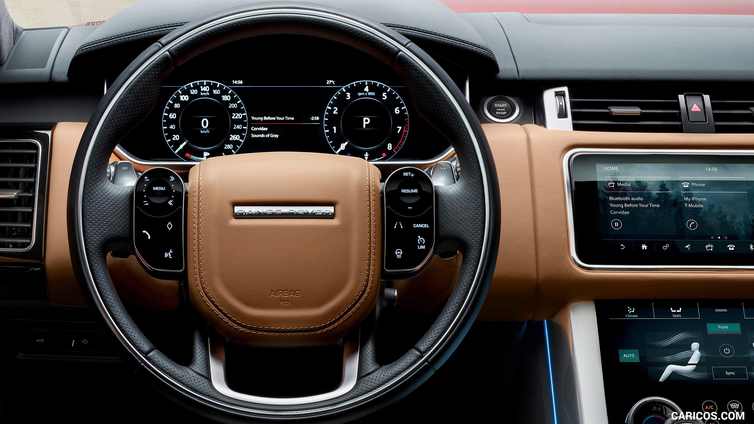 2018 Range Rover Sport - Interior, Steering Wheel | HD Wallpaper #17