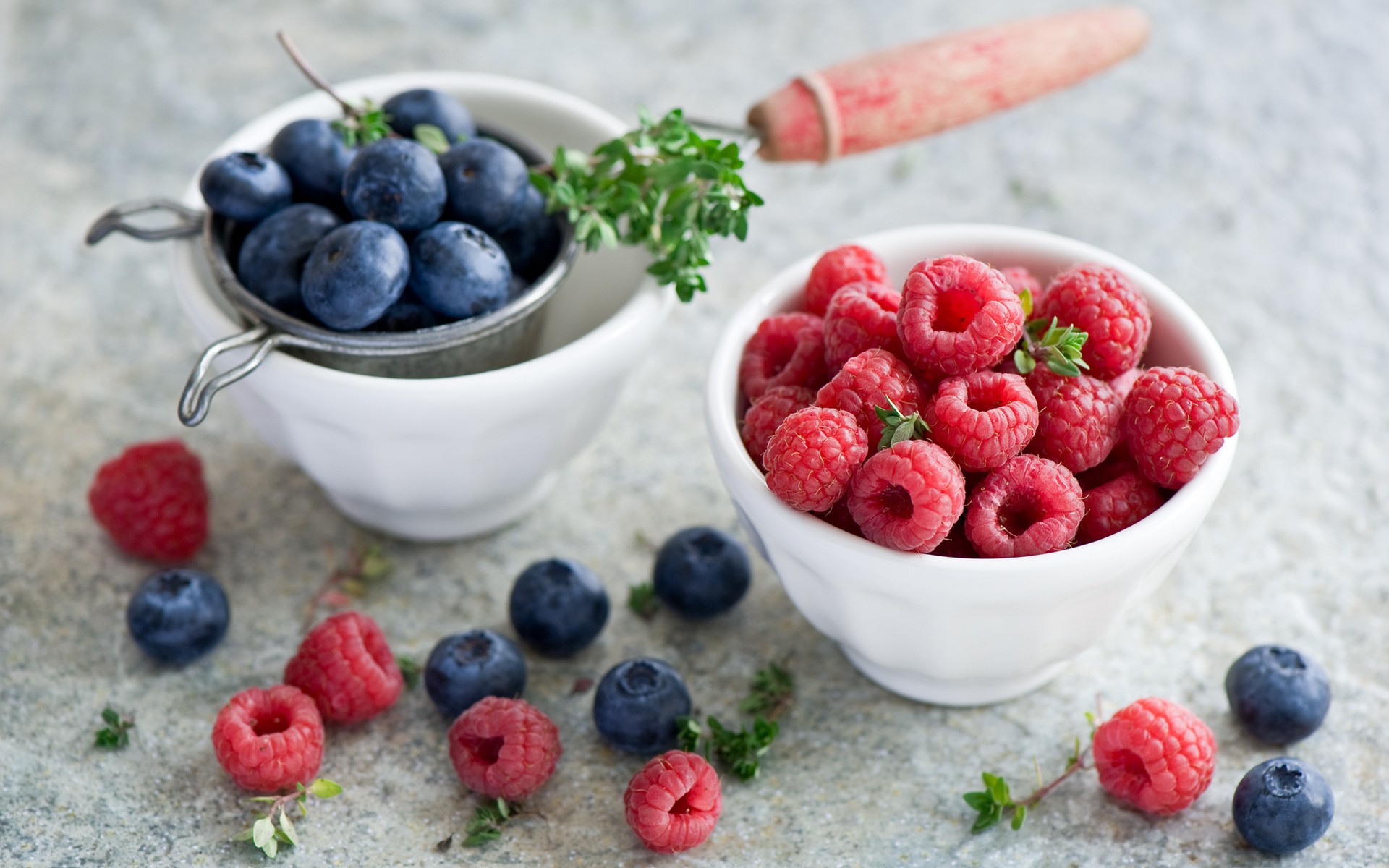 Fruits: Berries Raspberries Blueberries Free Wallpaper Download ...