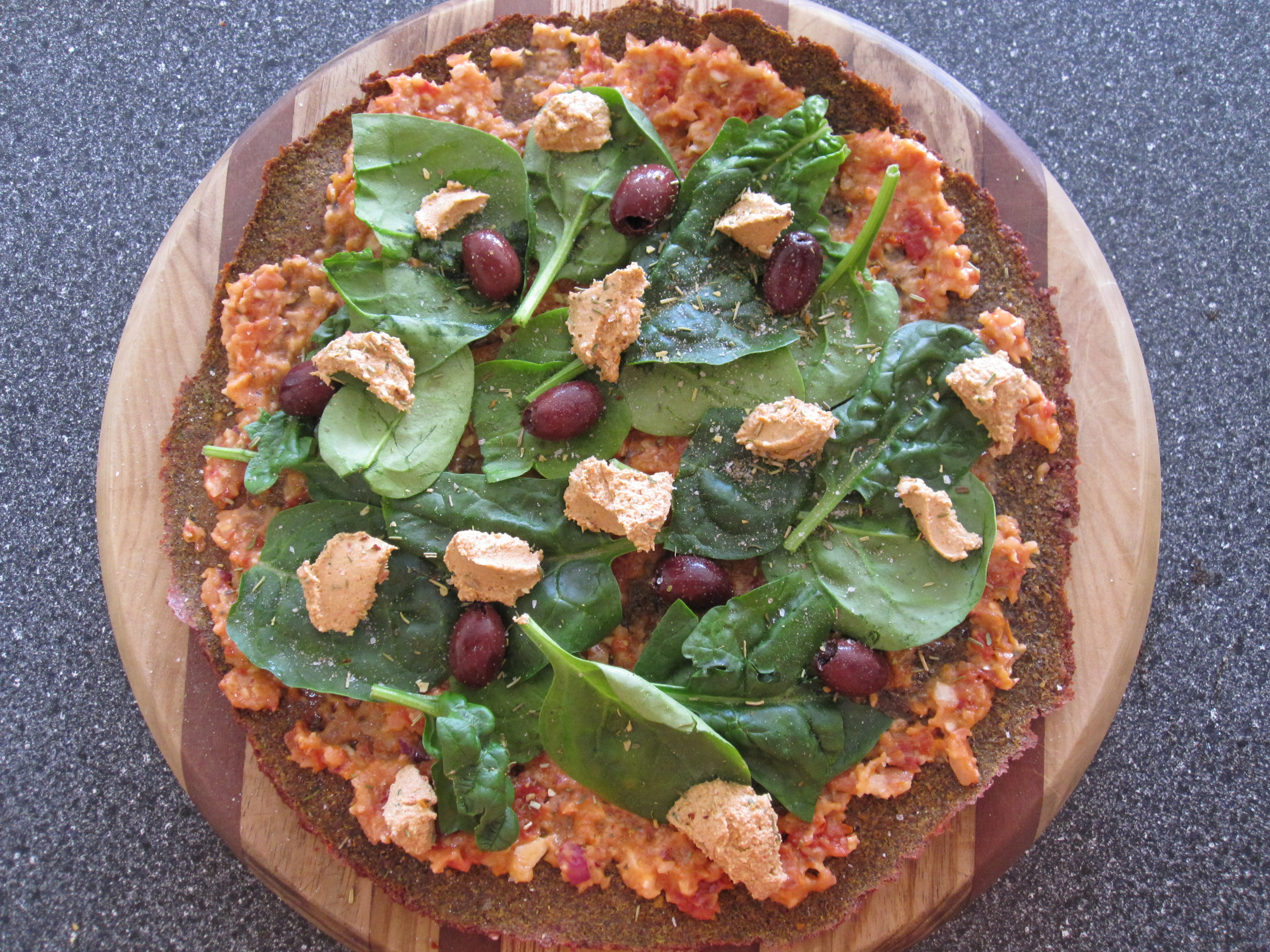 Day 243 – Spicy Italian Herb Pizza – Ally's Raw Kitchen