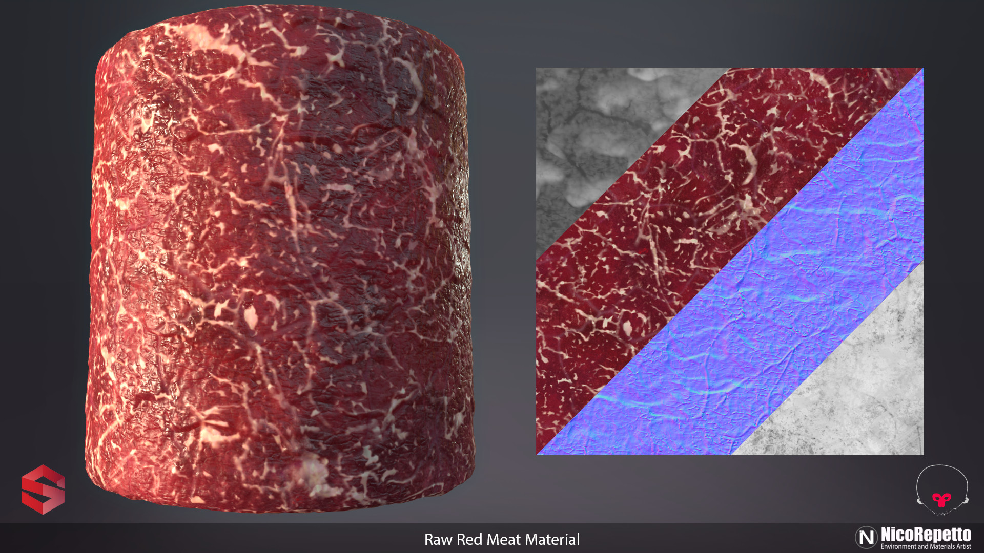 Nicolas Repetto - Raw Red Meat Material