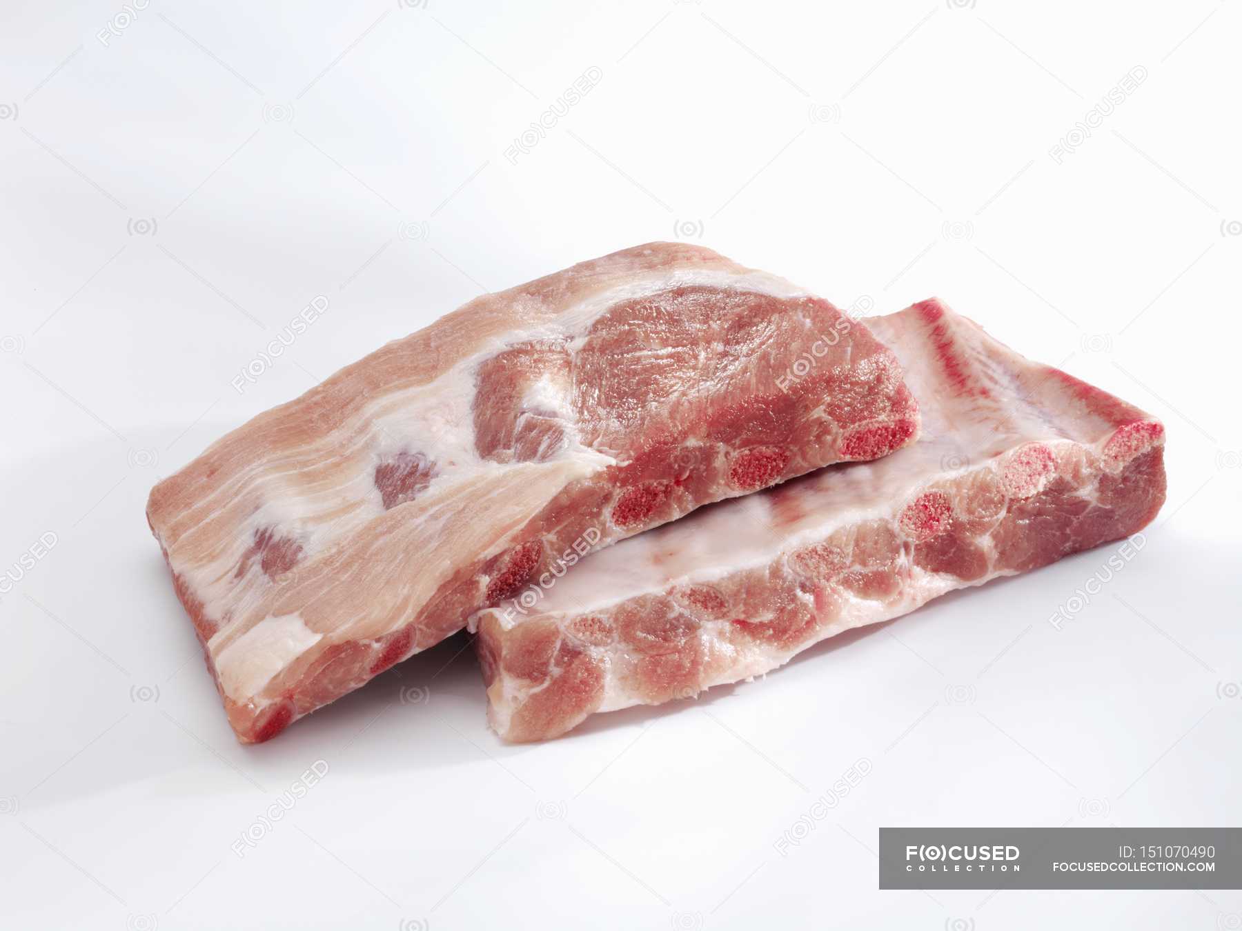 Raw Pork ribs — Stock Photo | #151070490