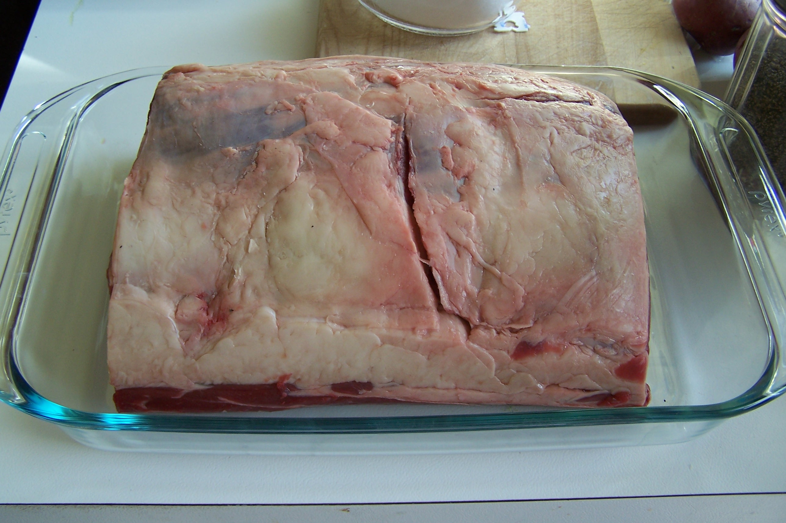 Raw prime rib roast 3 photo