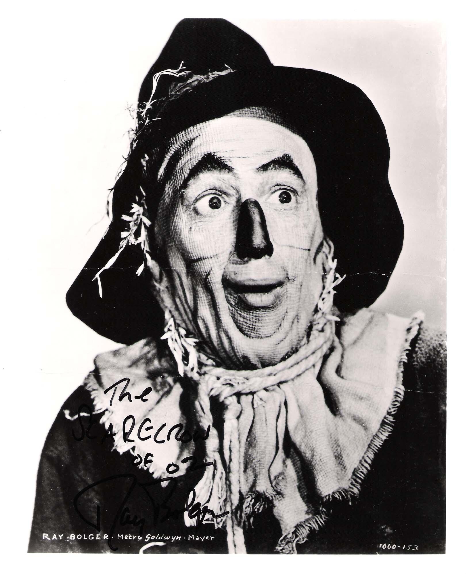 RAY BOLGER - Best Known for his Portrayal of the SCARECROW in 