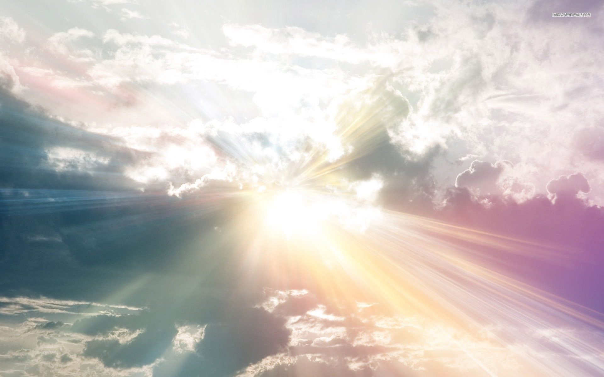 Sunlight Rays Through Clouds HD Wallpaper, Background Images