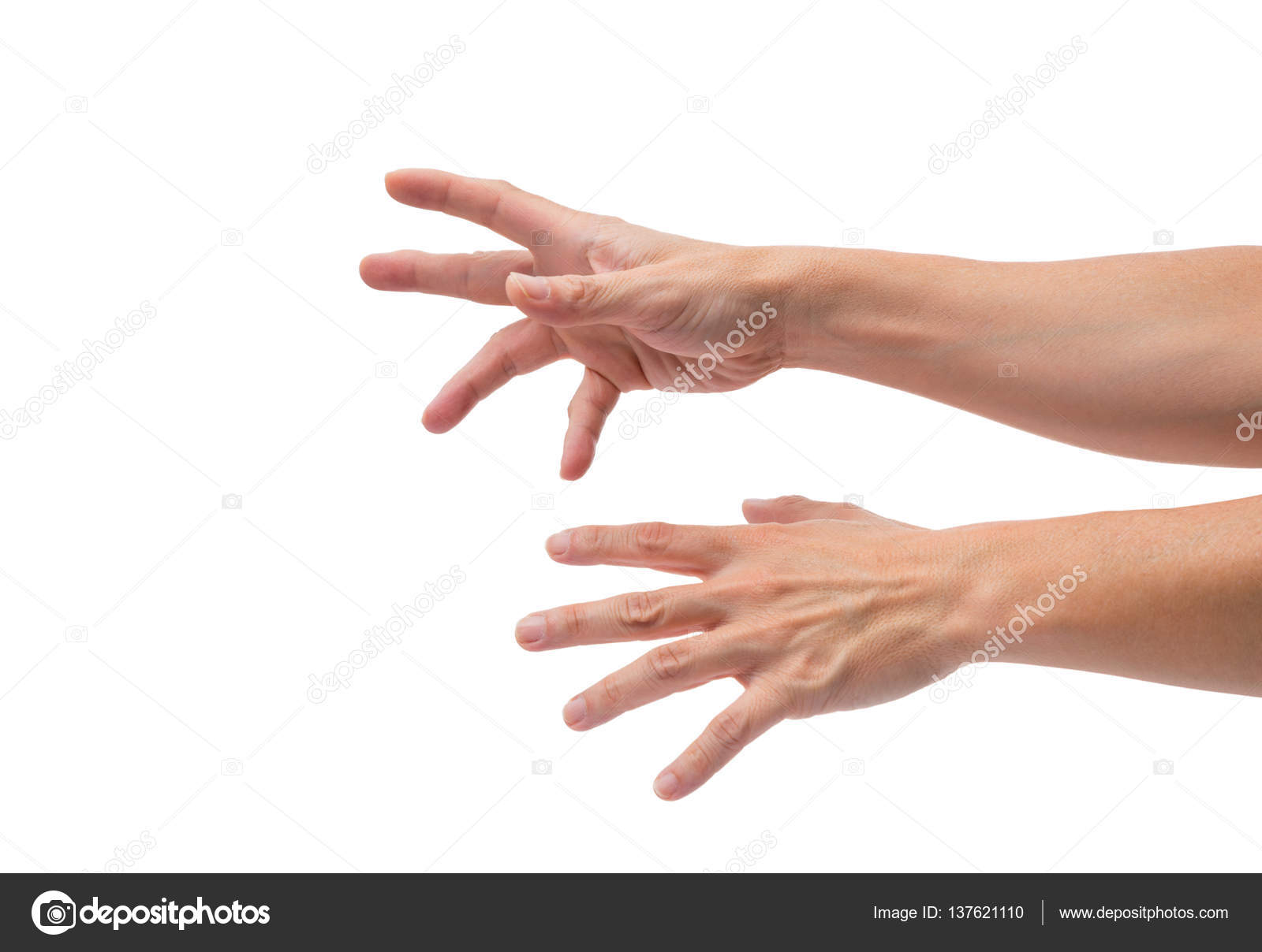 asian male hands reaching out — Stock Photo © cpoungpeth #137621110