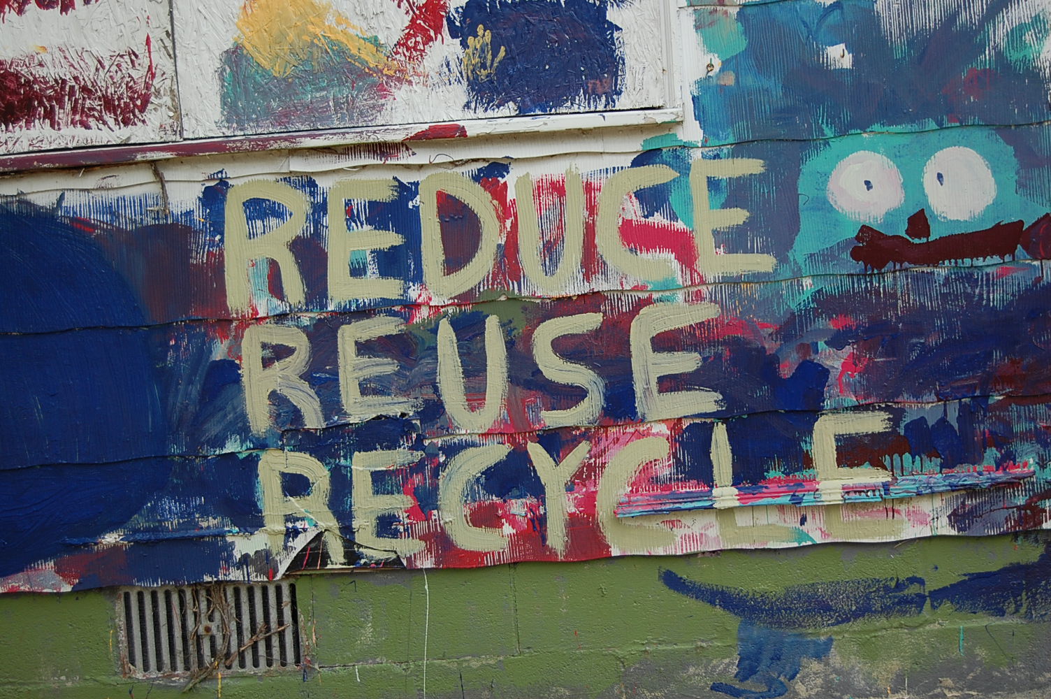 Recycle, graffiti
