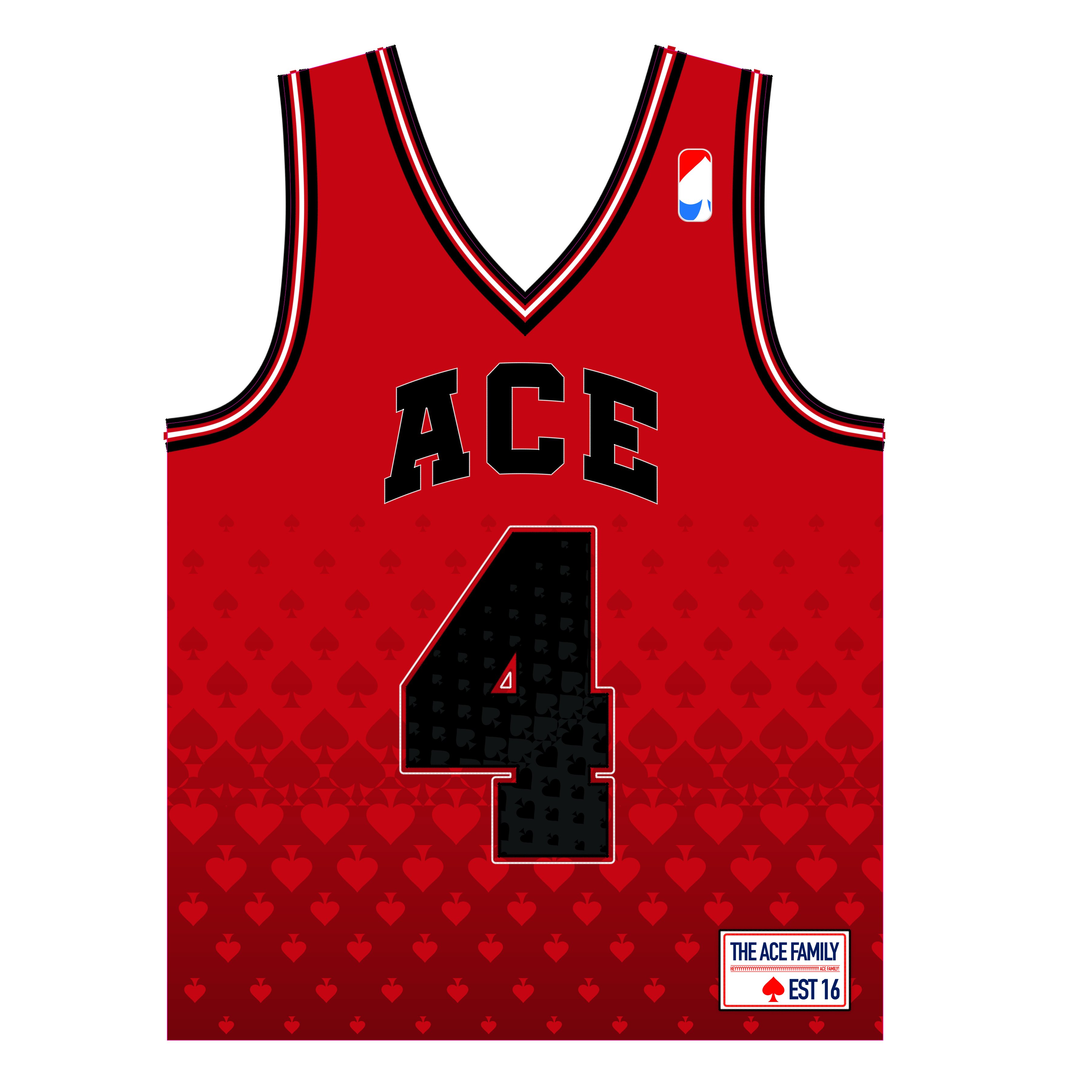 Jersey - Red Ace Family Spades - The Ace Collection