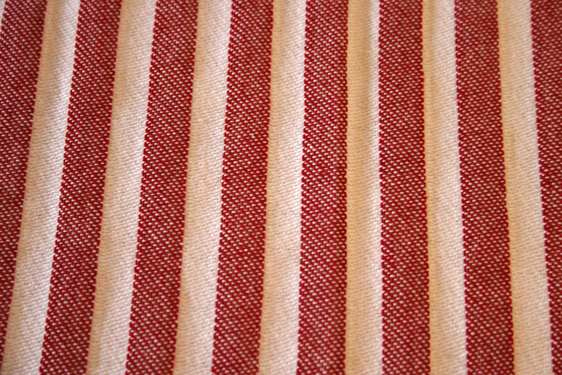 Red and white cloth photo