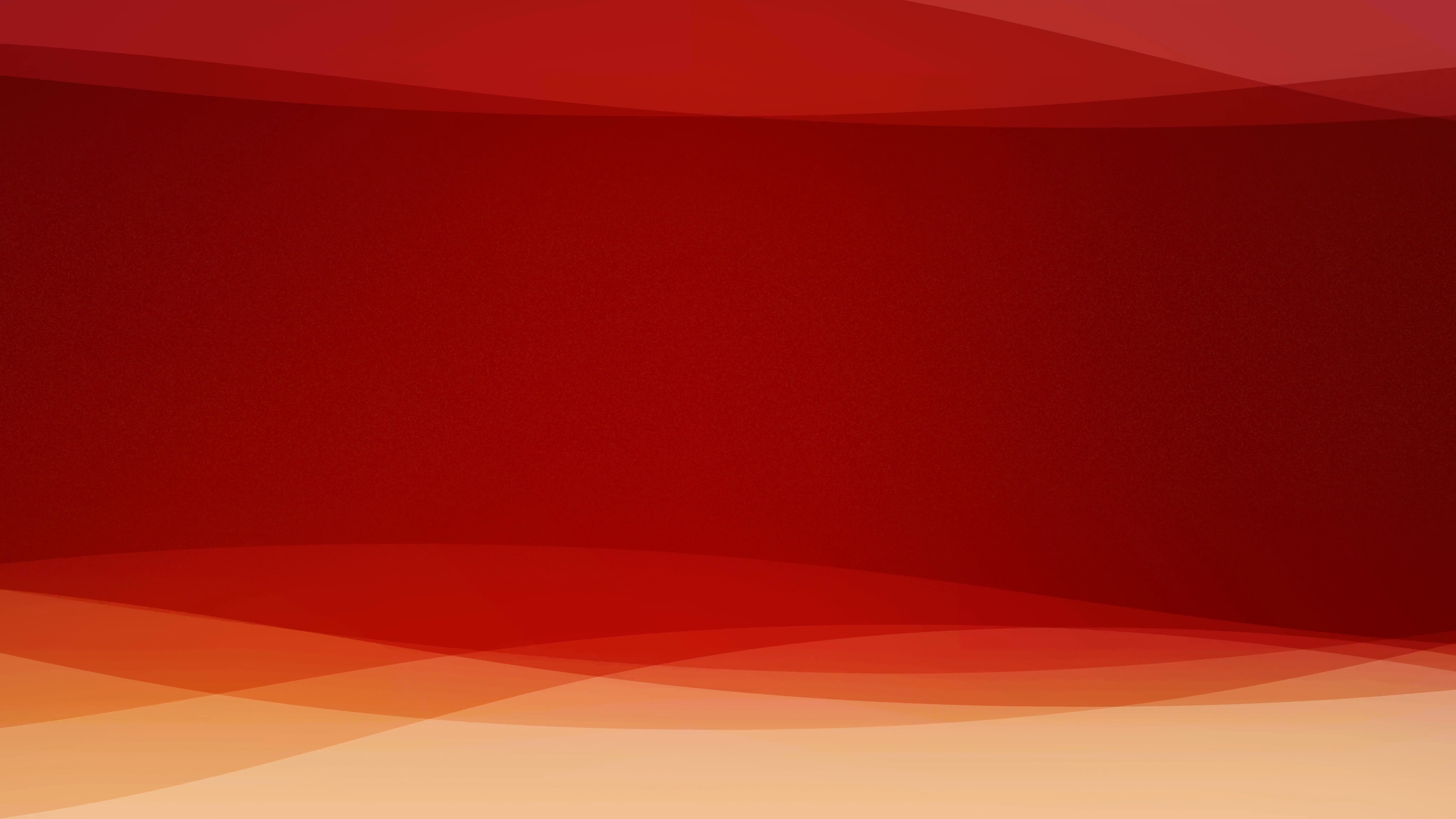Abstract transparent red waves in motion on red background. Loop ...