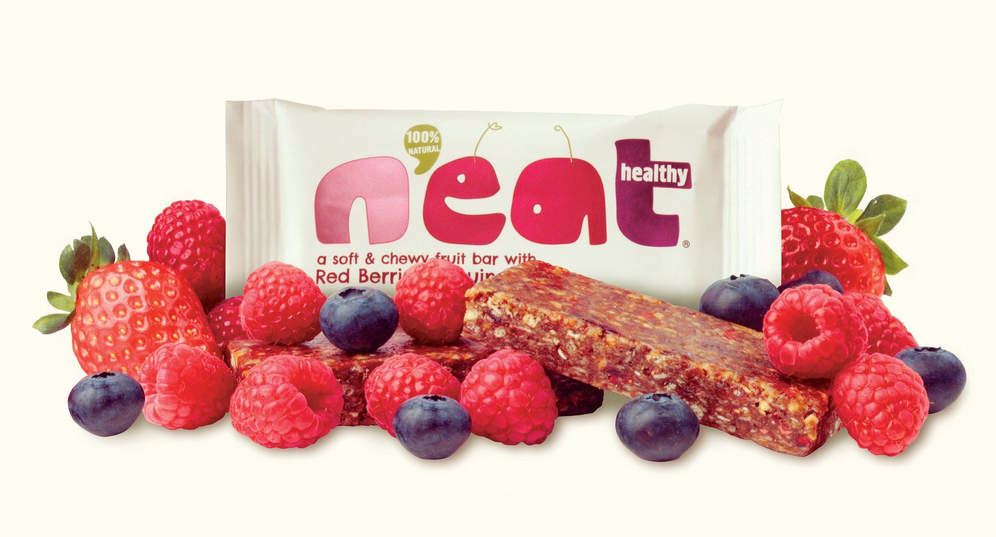 Red Berries & Quinoa Healthy Snack Bars - BoroughBox