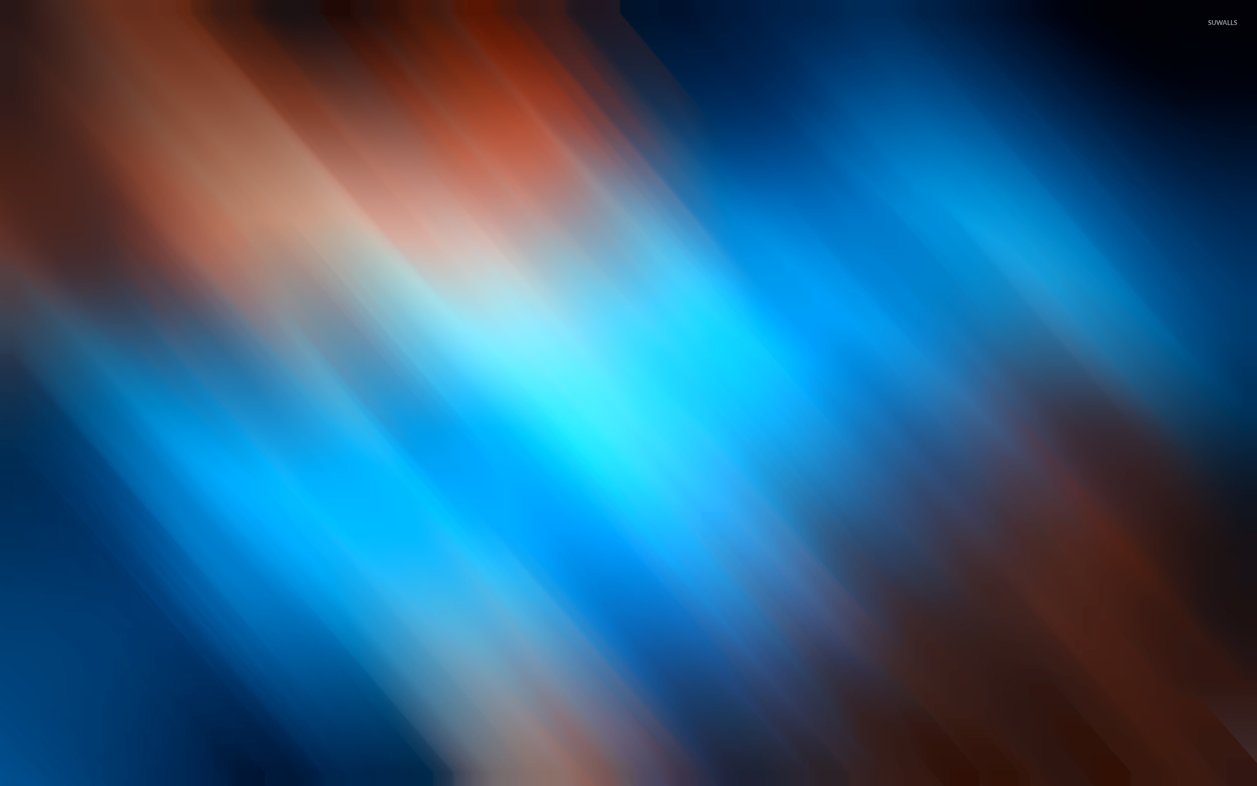 Red blur pressing on the blue one wallpaper - Minimalistic ...