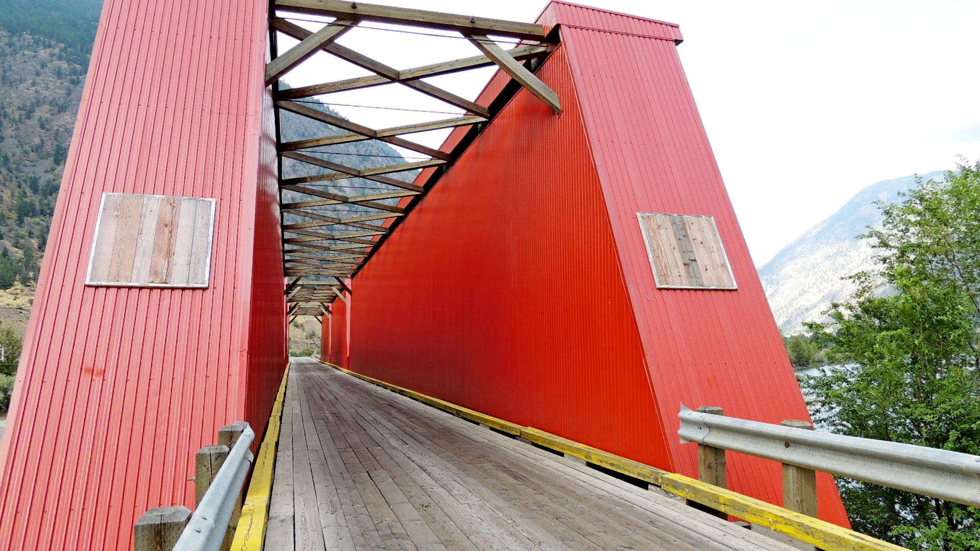 The Red Bridge - Keremeos, BC - Covered Bridges on Waymarking.com