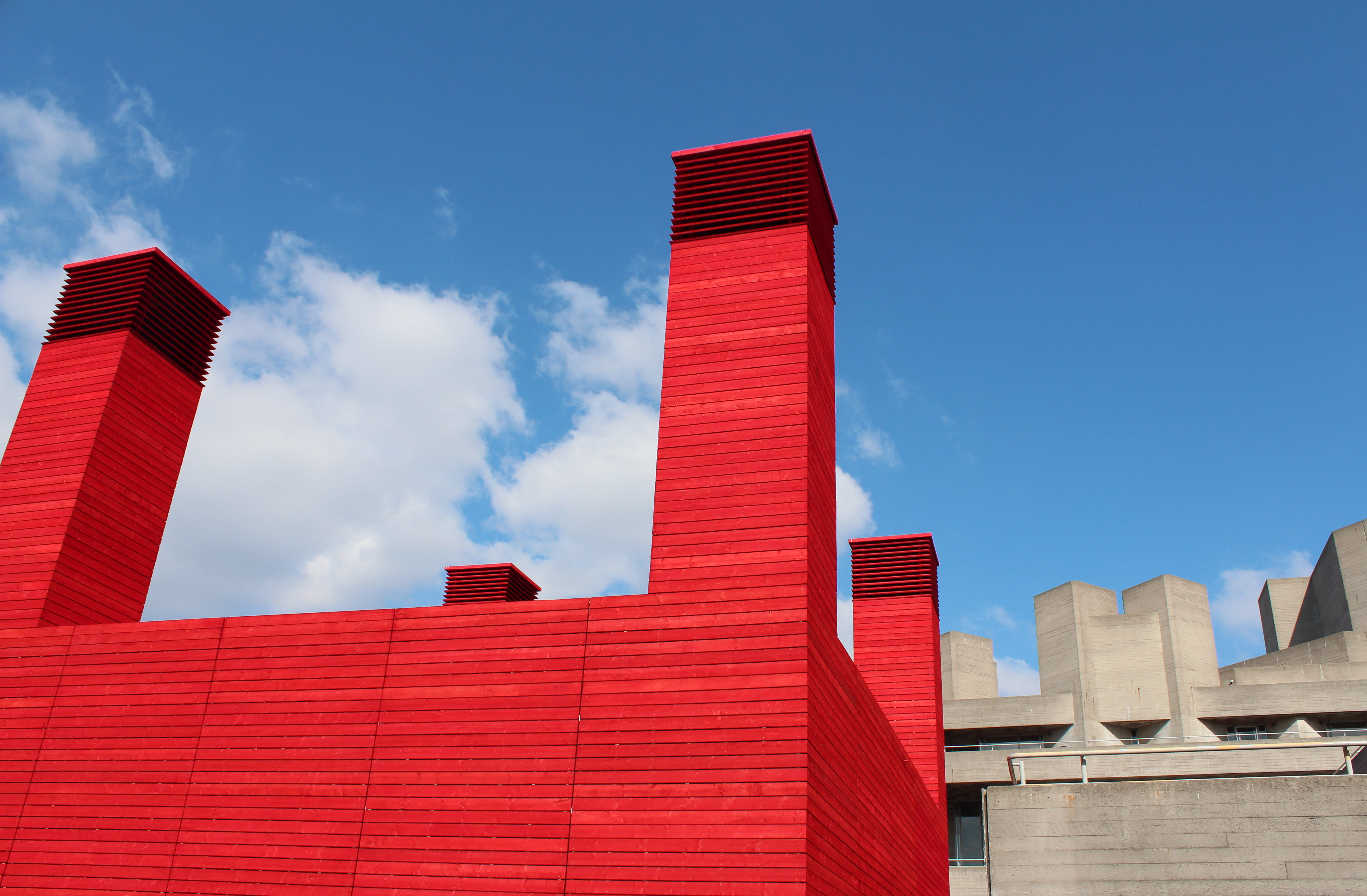 red building along South Bank | thelondonphile