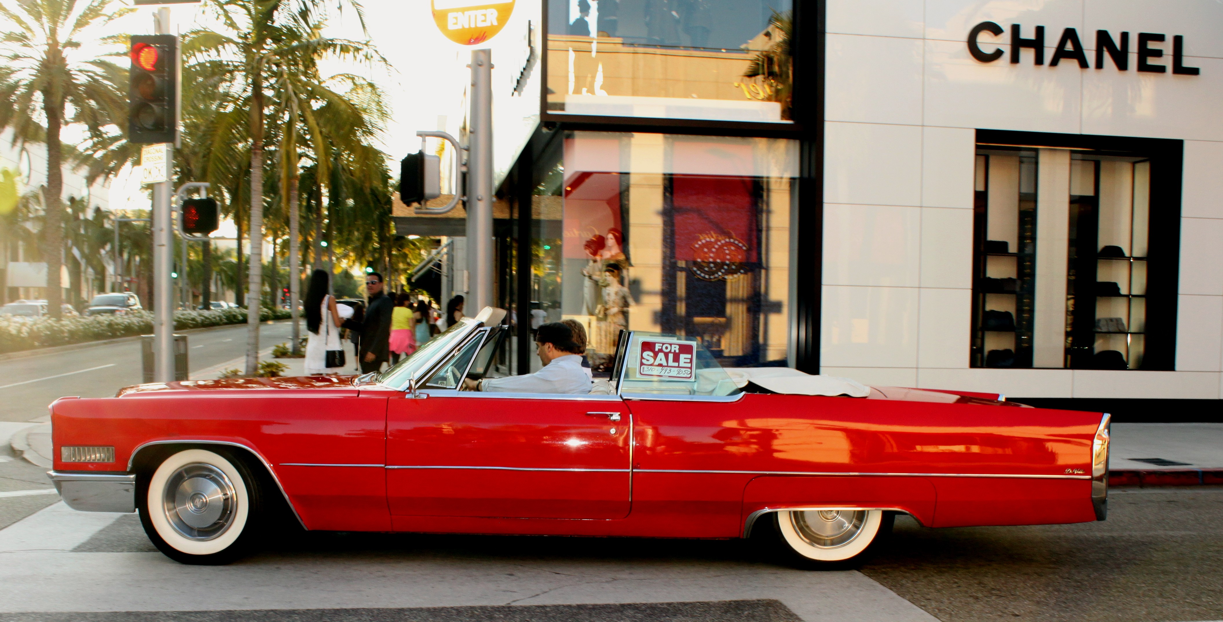 File:( 1966 ) RED CADILLAC deVille ~ for sale.jpg - Wikimedia Commons