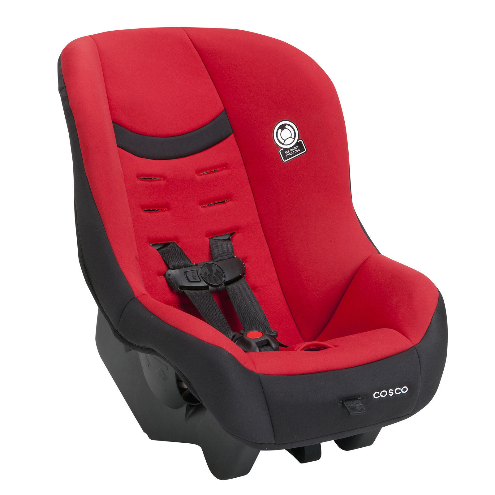 Red Convertible Kids Car Seat Cosco Scenera 5 Point Harness For 2 In ...